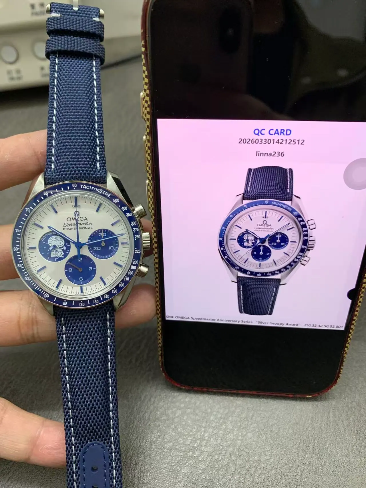 SMF OMEGA Speedmaster Anniversary Series “Silver Snoopy Award” 310.32.42.50.02.001