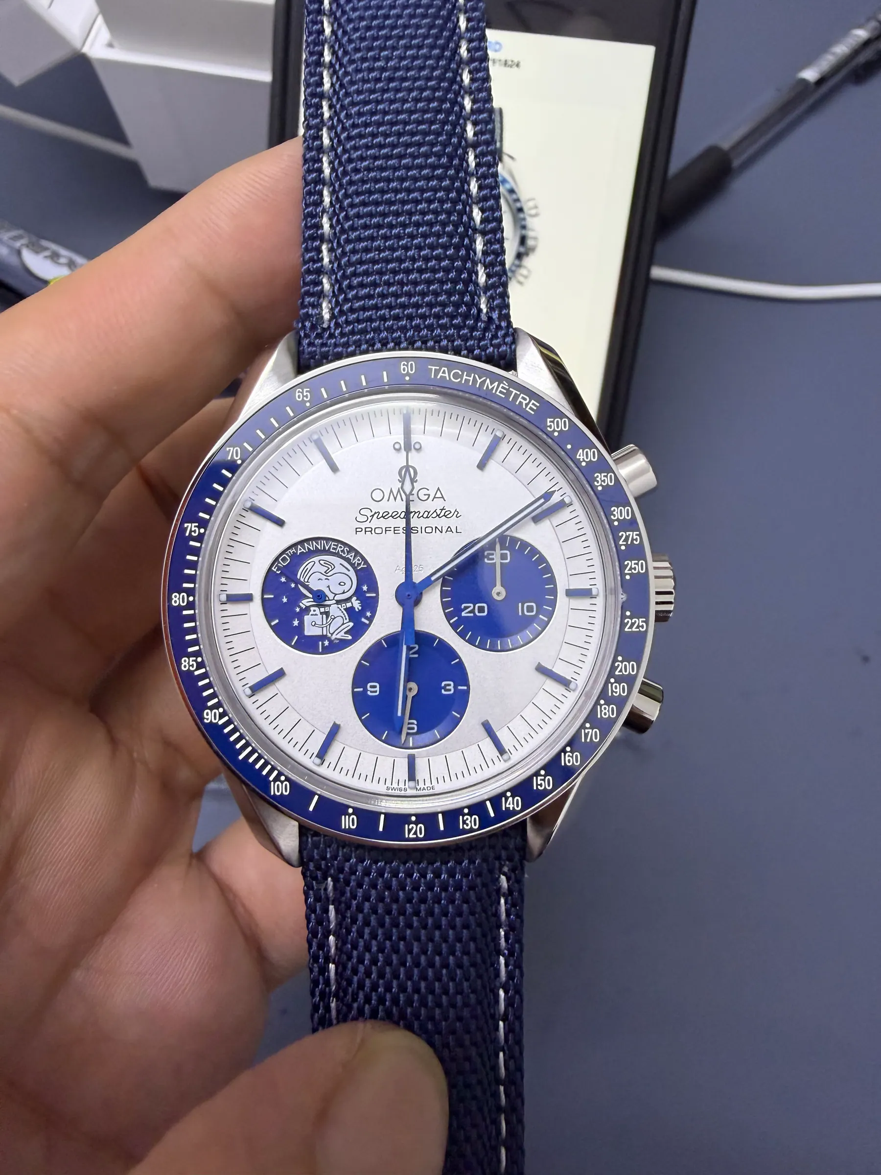 SMF OMEGA Speedmaster Anniversary Series “Silver Snoopy Award” 310.32.42.50.02.001