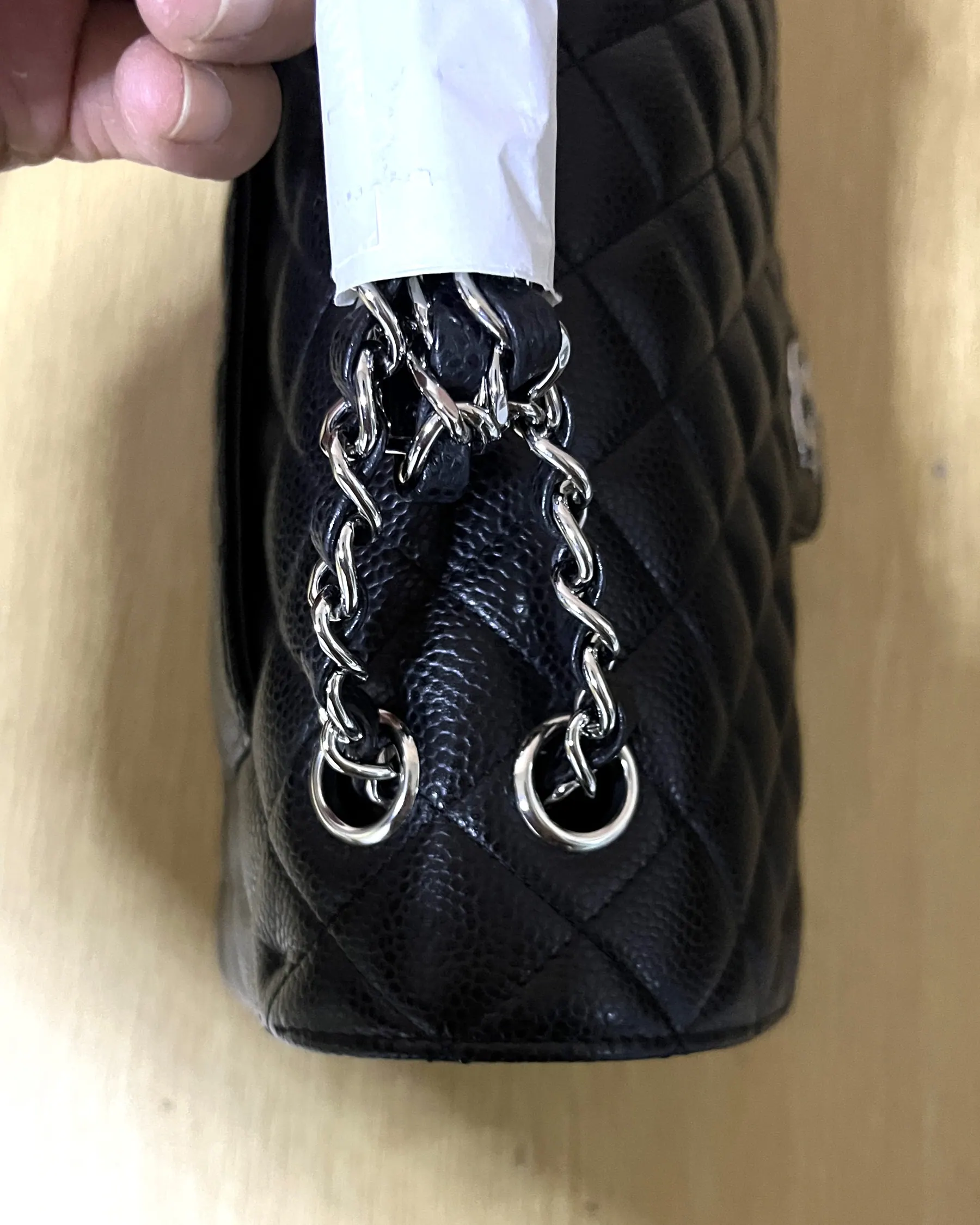 ƆC 经典小牛皮翻盖包 中号 25cm