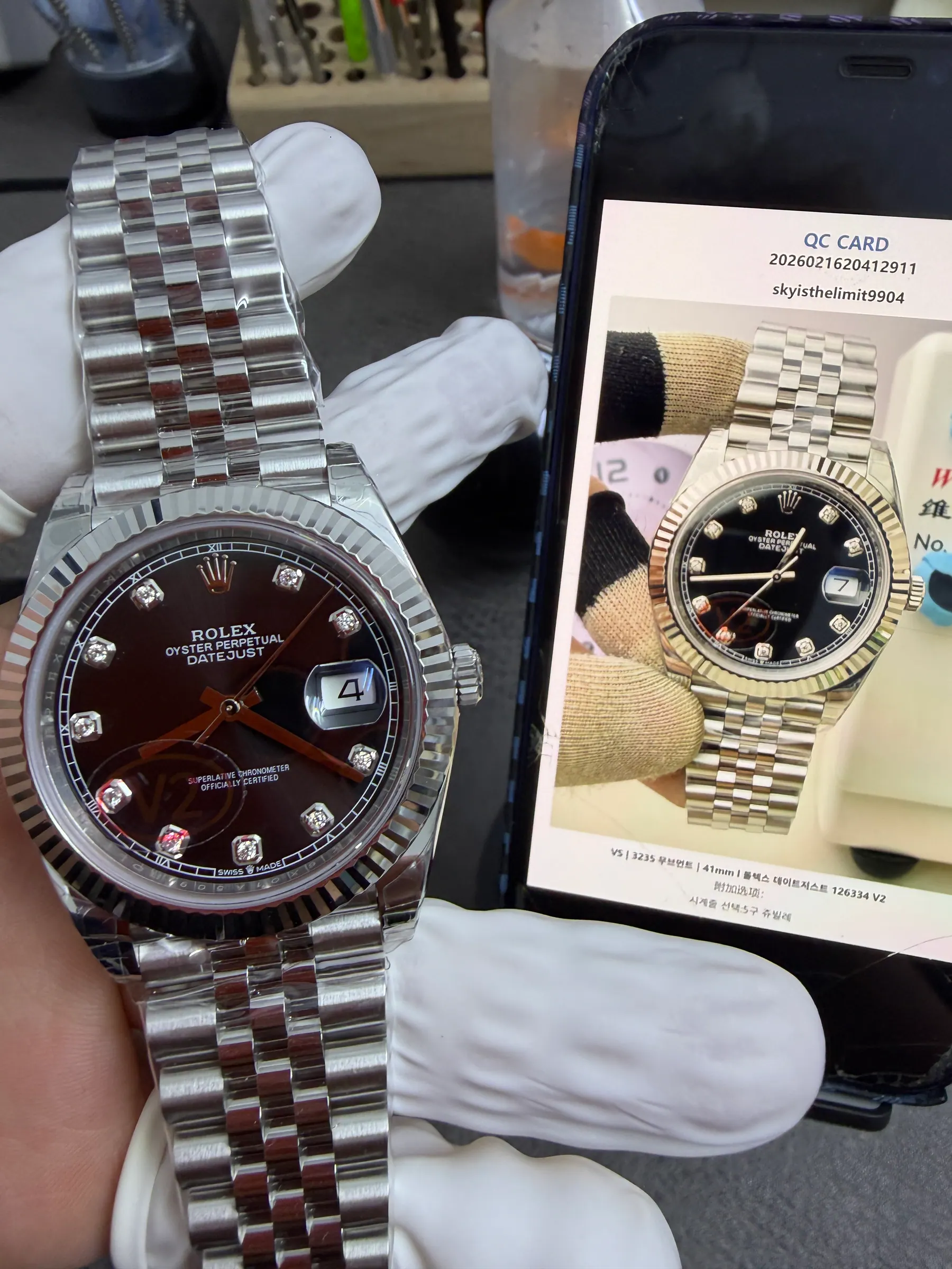VS | 3235机芯｜41mm l 劳力士日志型 126334 V2