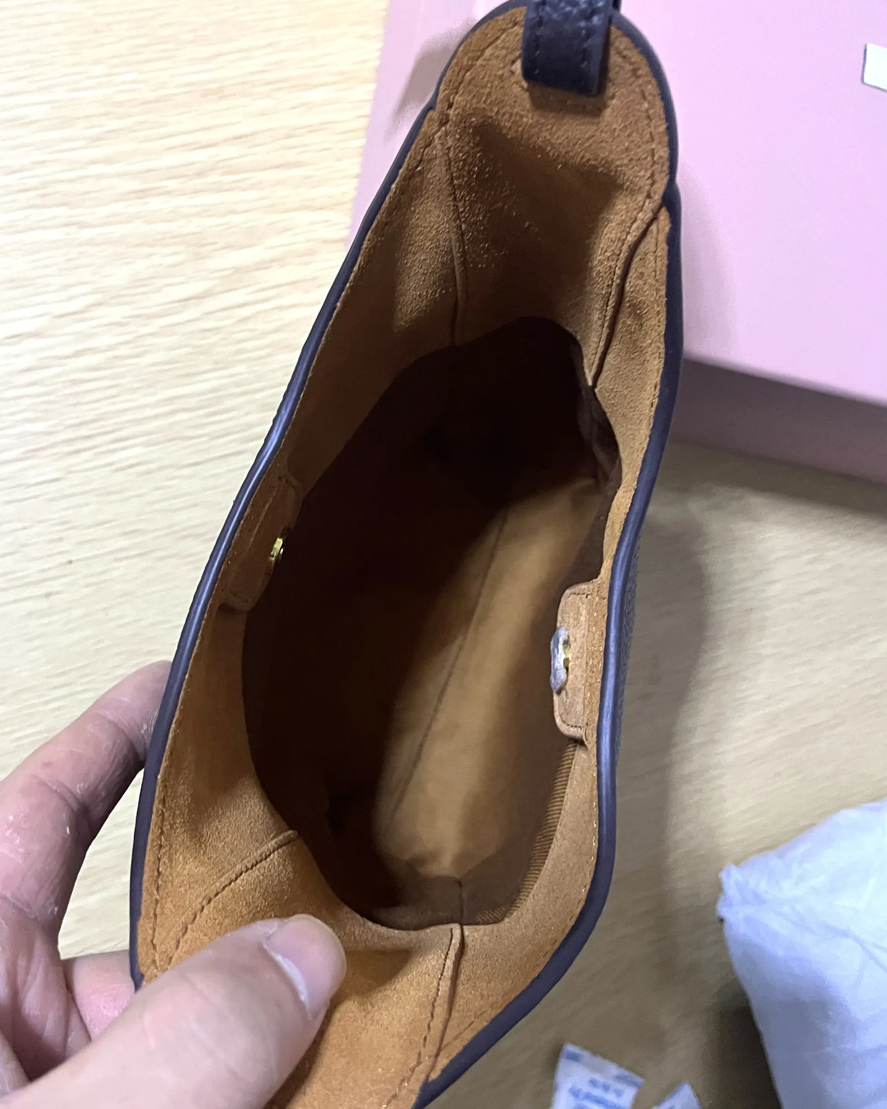 皮革水桶包 5BE099 18X 16x 8cm