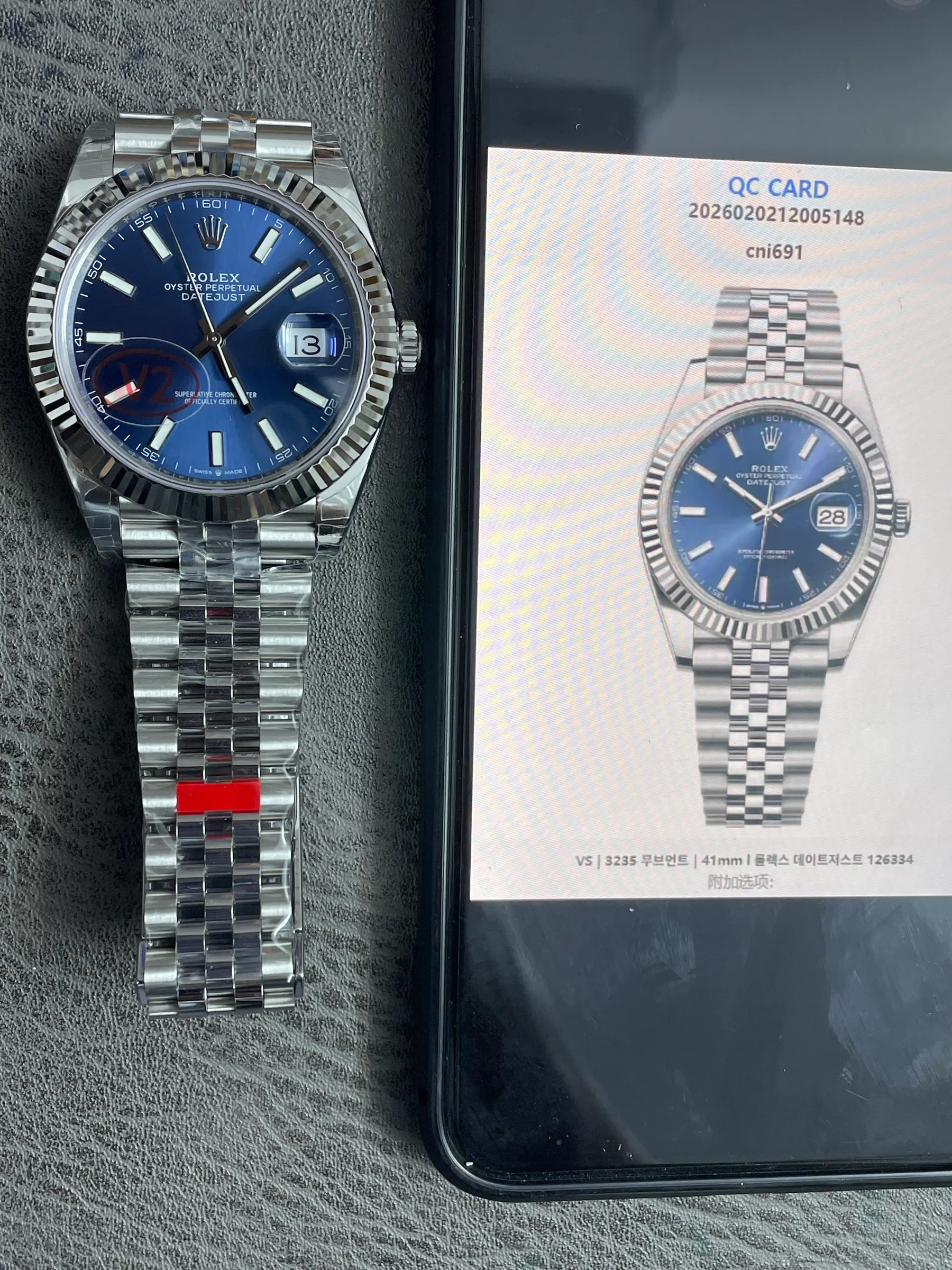 VS | 3235 机芯｜41mm l 劳力士日志型 126334