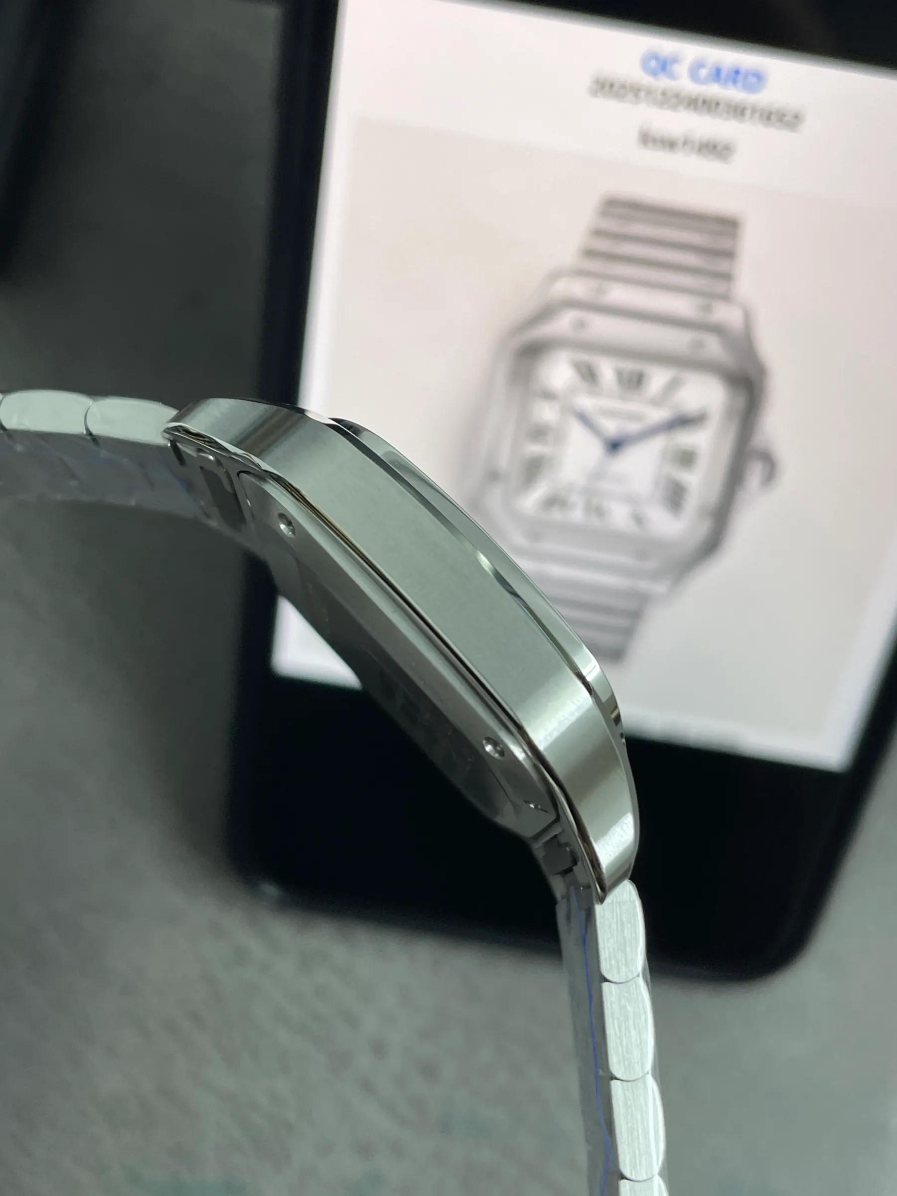 BV | 卡地亚 Santos 中号｜35.1mm｜WSSA0029｜9015 机芯