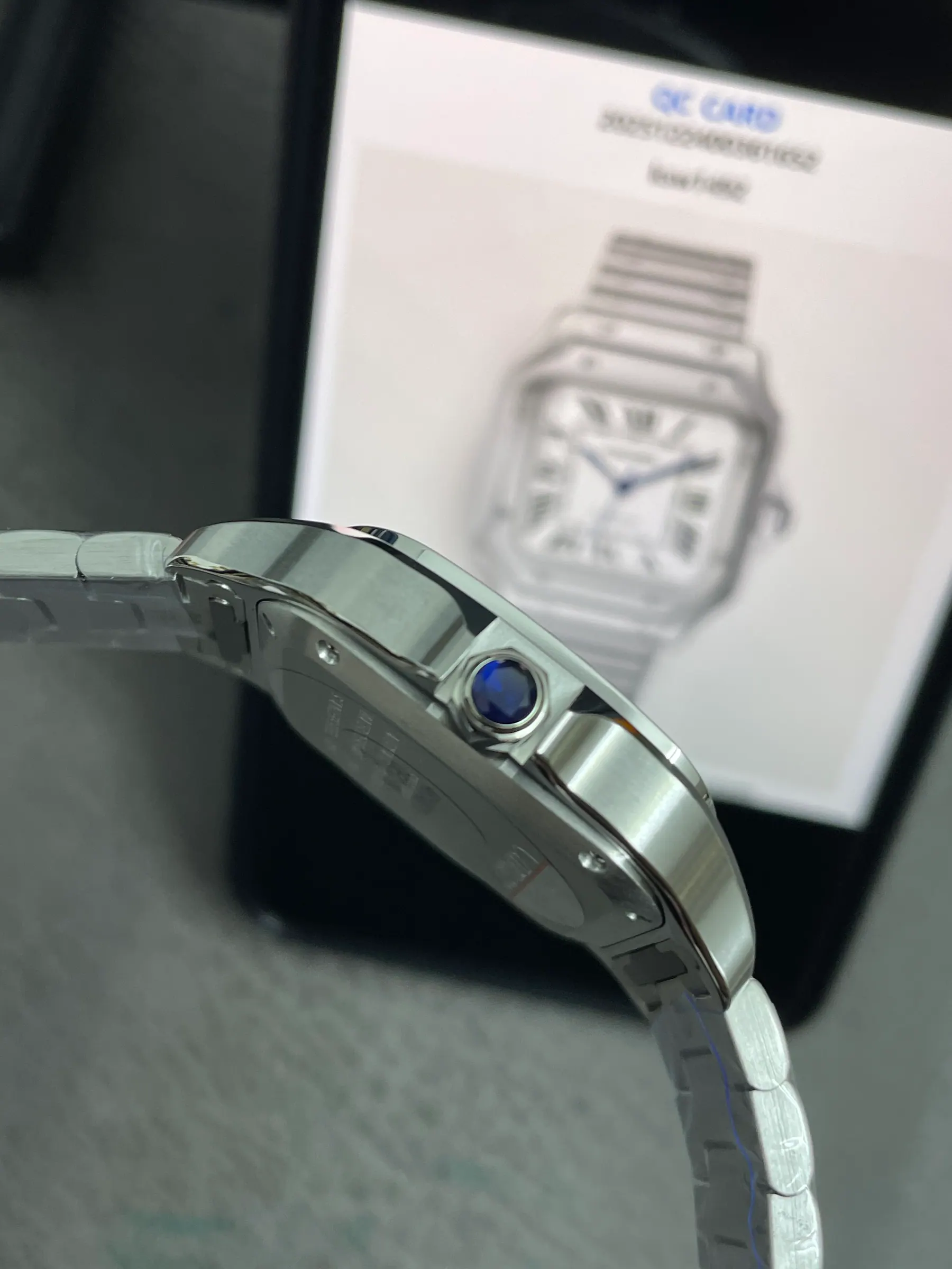 BV | 卡地亚 Santos 中号｜35.1mm｜WSSA0029｜9015 机芯