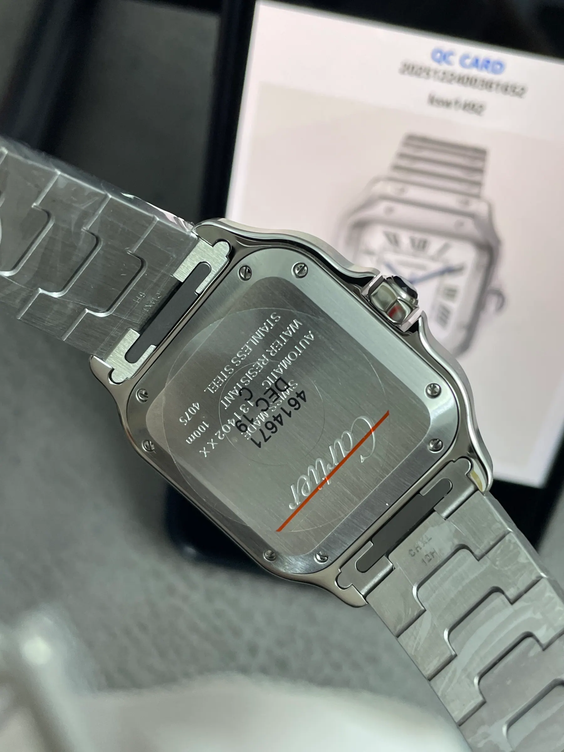 BV | 卡地亚 Santos 中号｜35.1mm｜WSSA0029｜9015 机芯