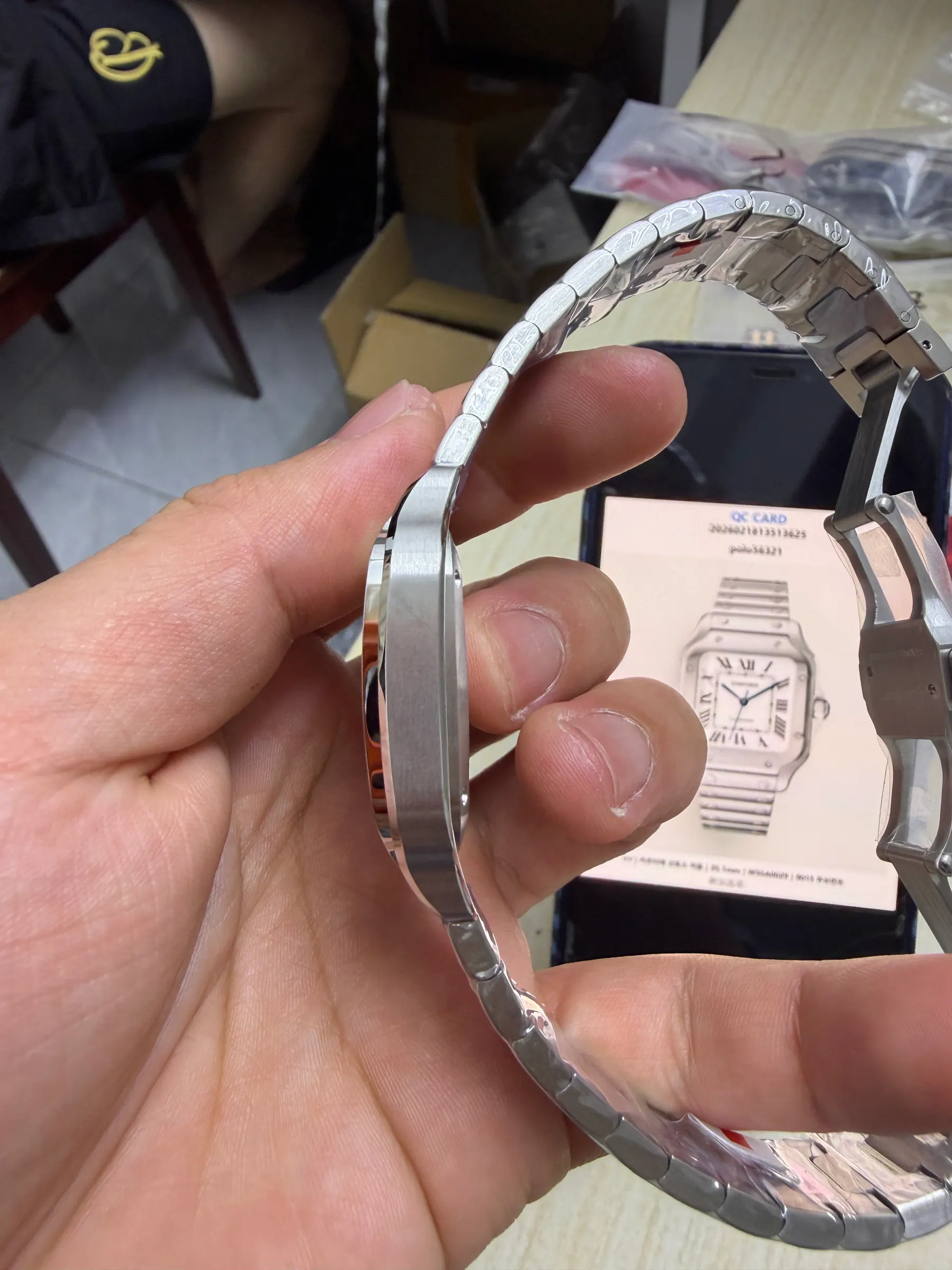 BV | 卡地亚 Santos 中号｜35.1mm｜WSSA0029｜9015 机芯