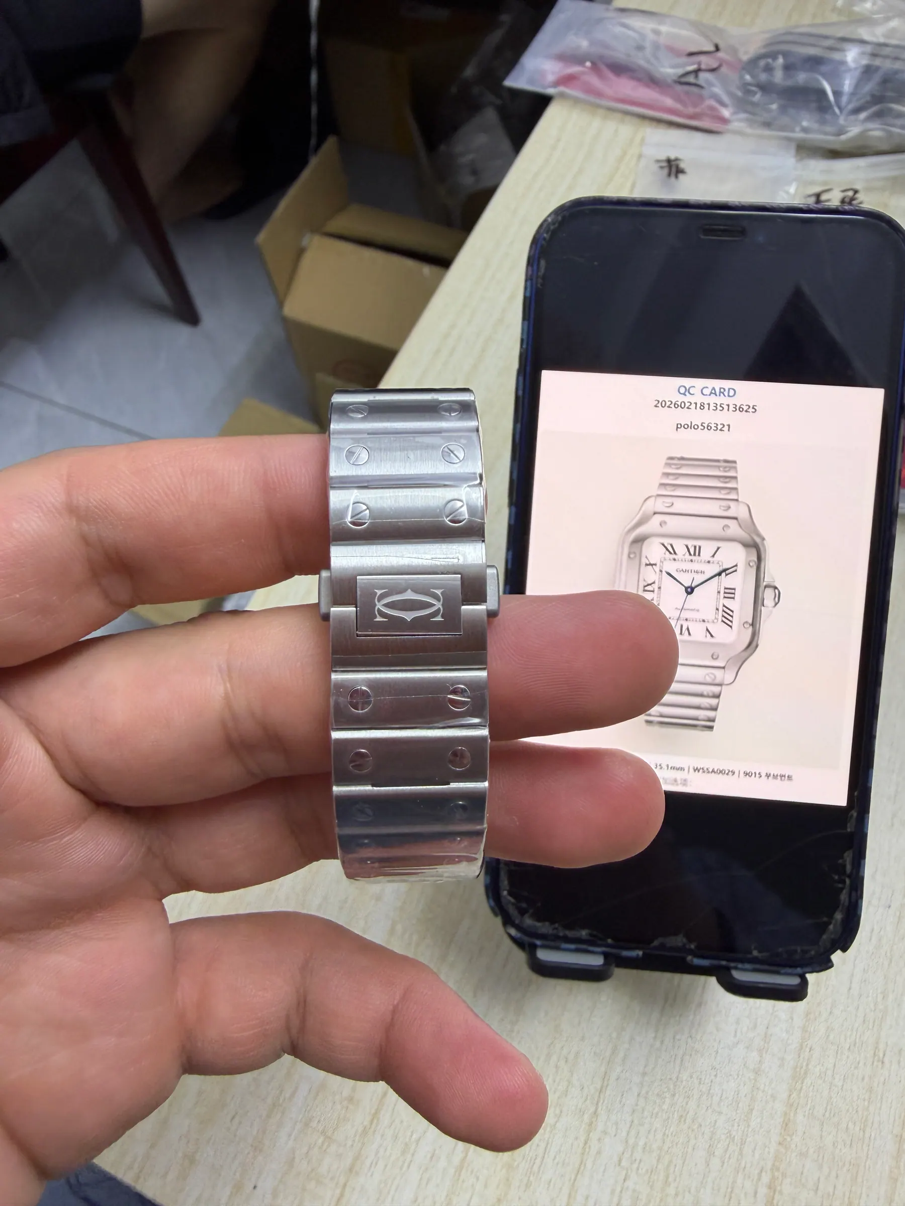 BV | 卡地亚 Santos 中号｜35.1mm｜WSSA0029｜9015 机芯