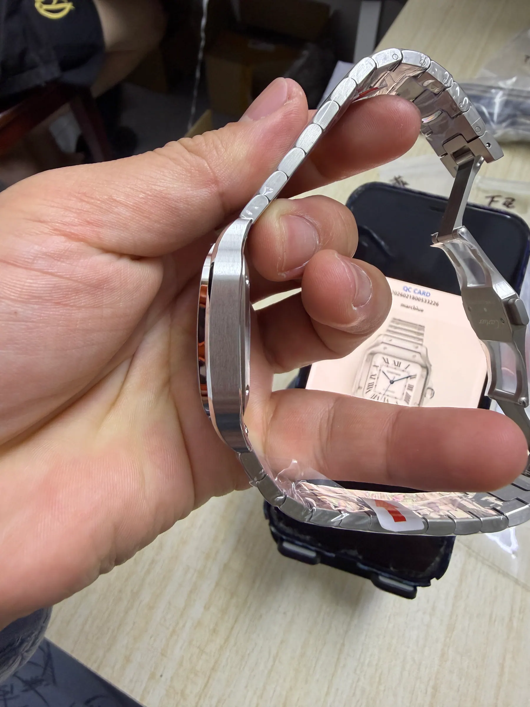BV | 卡地亚 Santos 中号｜35.1mm｜WSSA0029｜9015 机芯