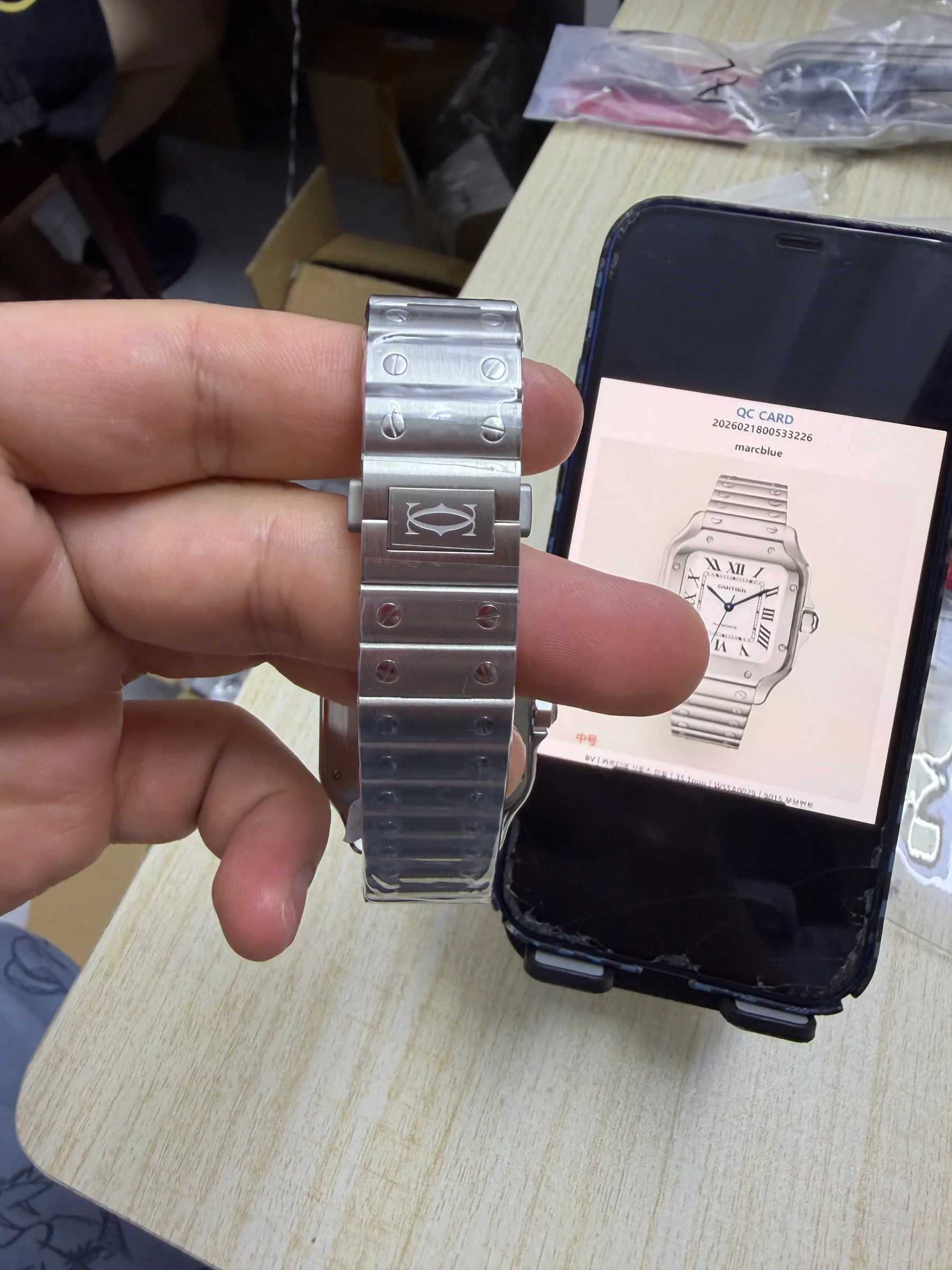 BV | 卡地亚 Santos 中号｜35.1mm｜WSSA0029｜9015 机芯