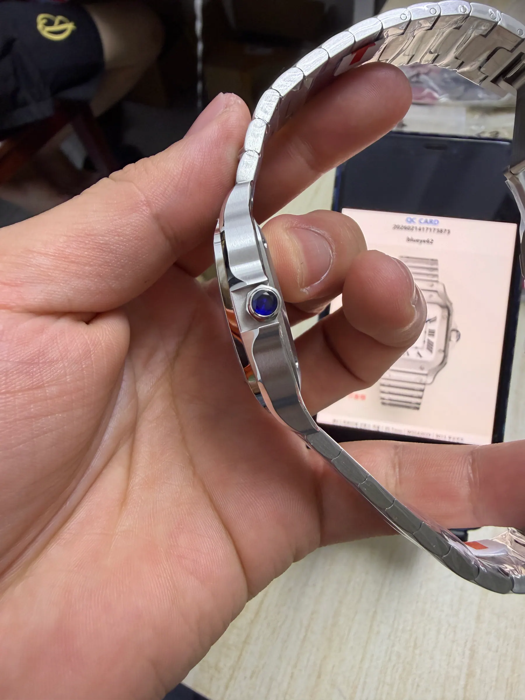 BV | 卡地亚 Santos 中号｜35.1mm｜WSSA0029｜9015 机芯