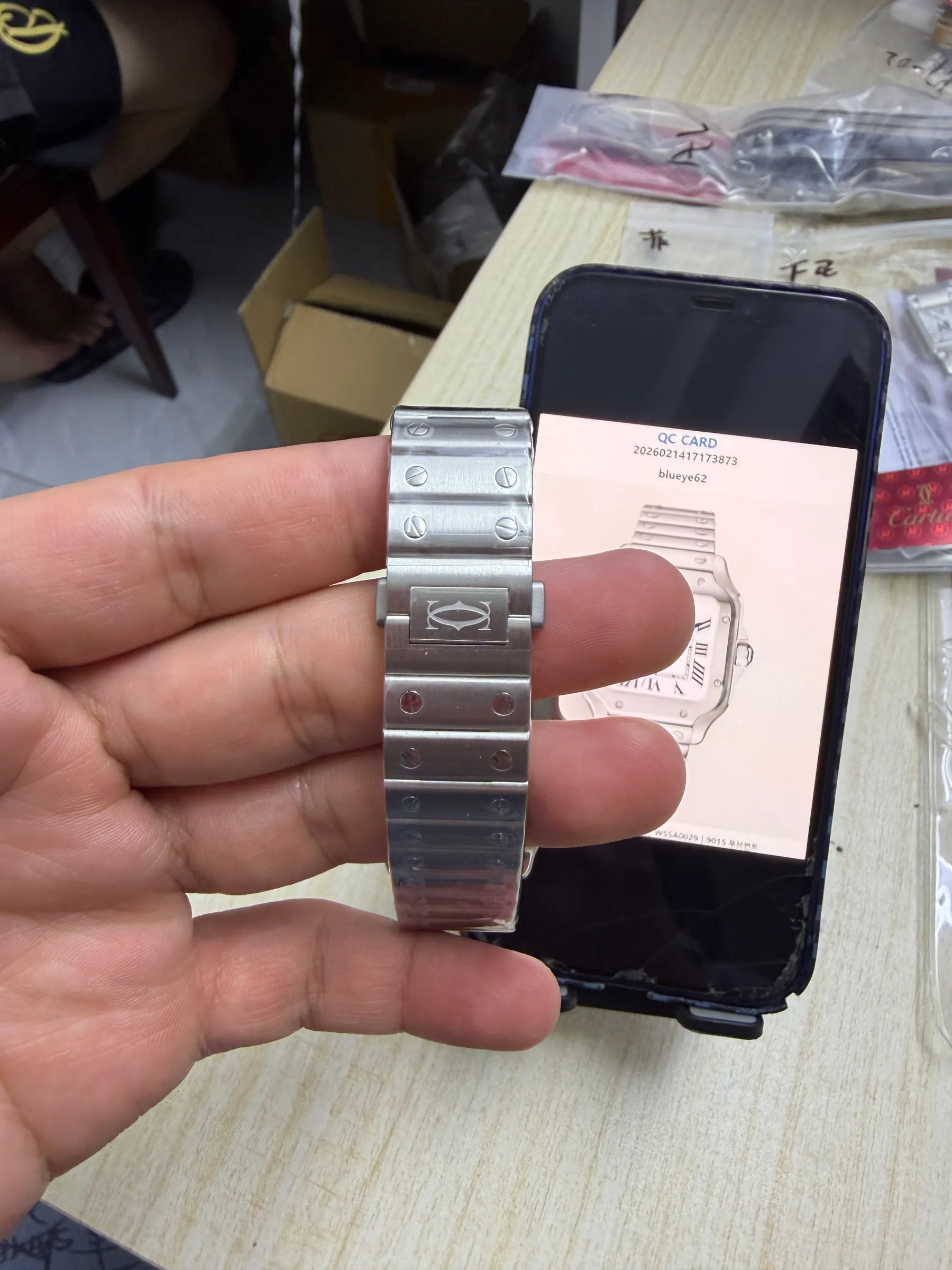 BV | 卡地亚 Santos 中号｜35.1mm｜WSSA0029｜9015 机芯