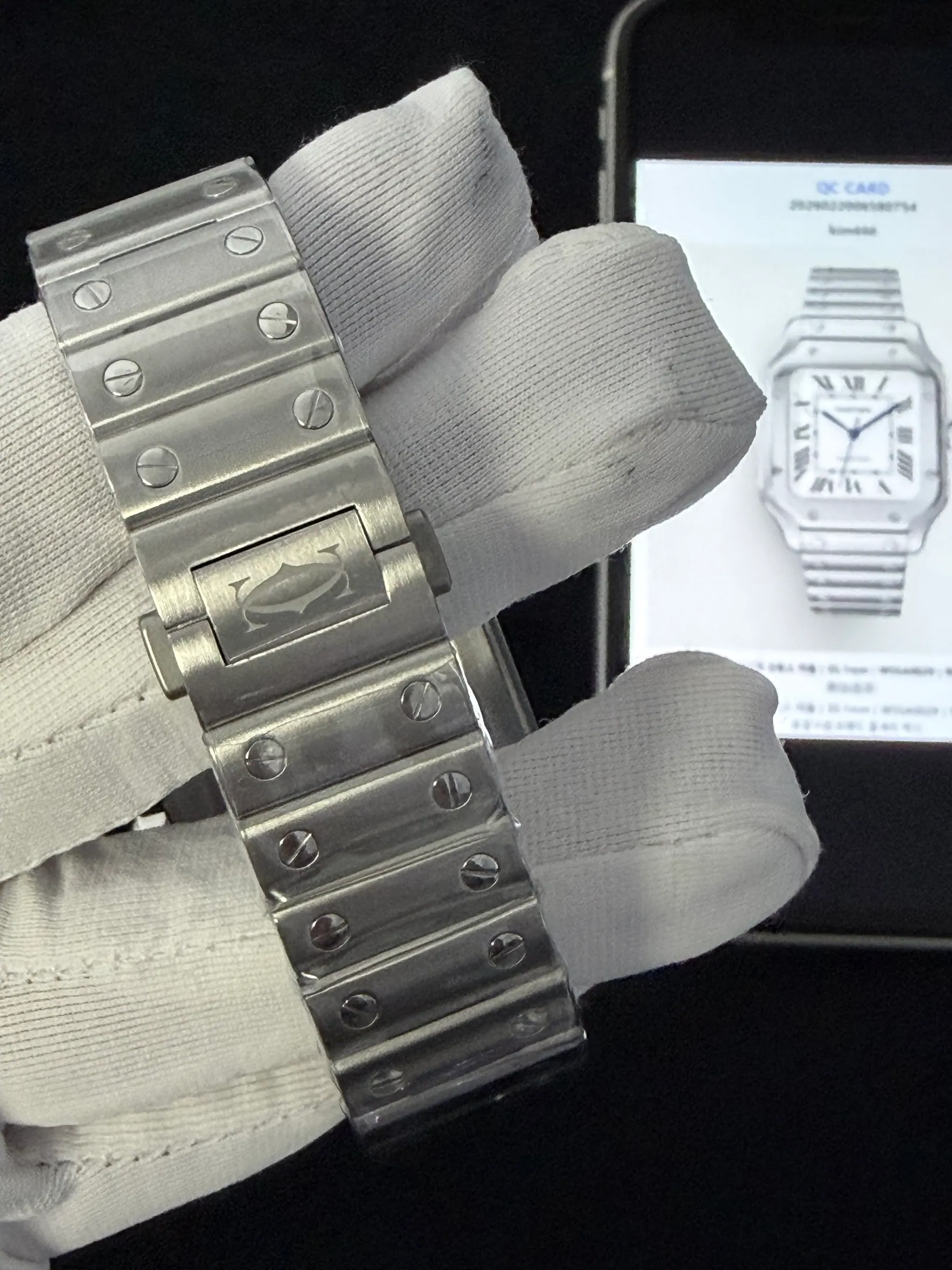 BV | 卡地亚 Santos 中号｜35.1mm｜WSSA0029｜9015 机芯