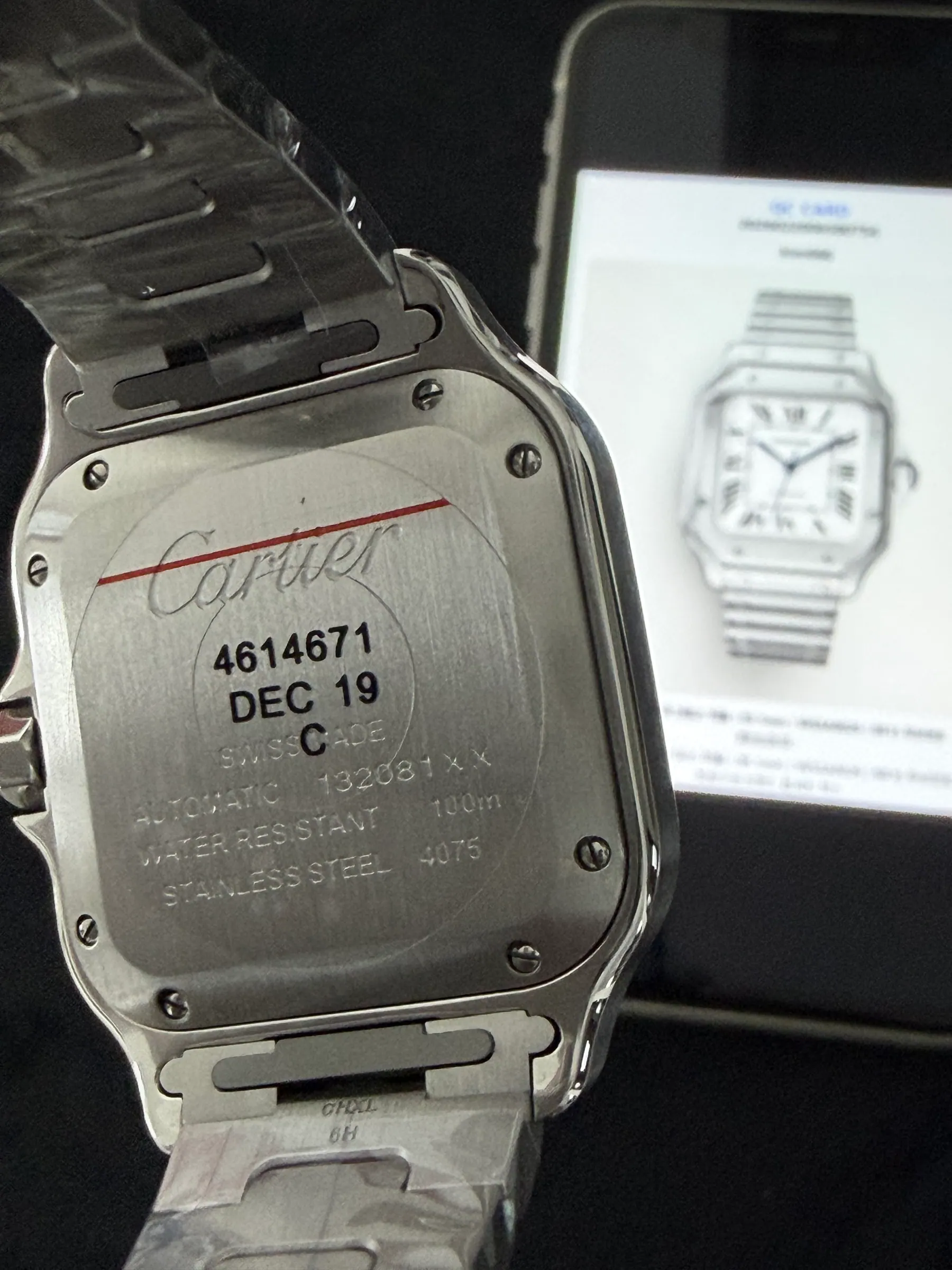 BV | 卡地亚 Santos 中号｜35.1mm｜WSSA0029｜9015 机芯
