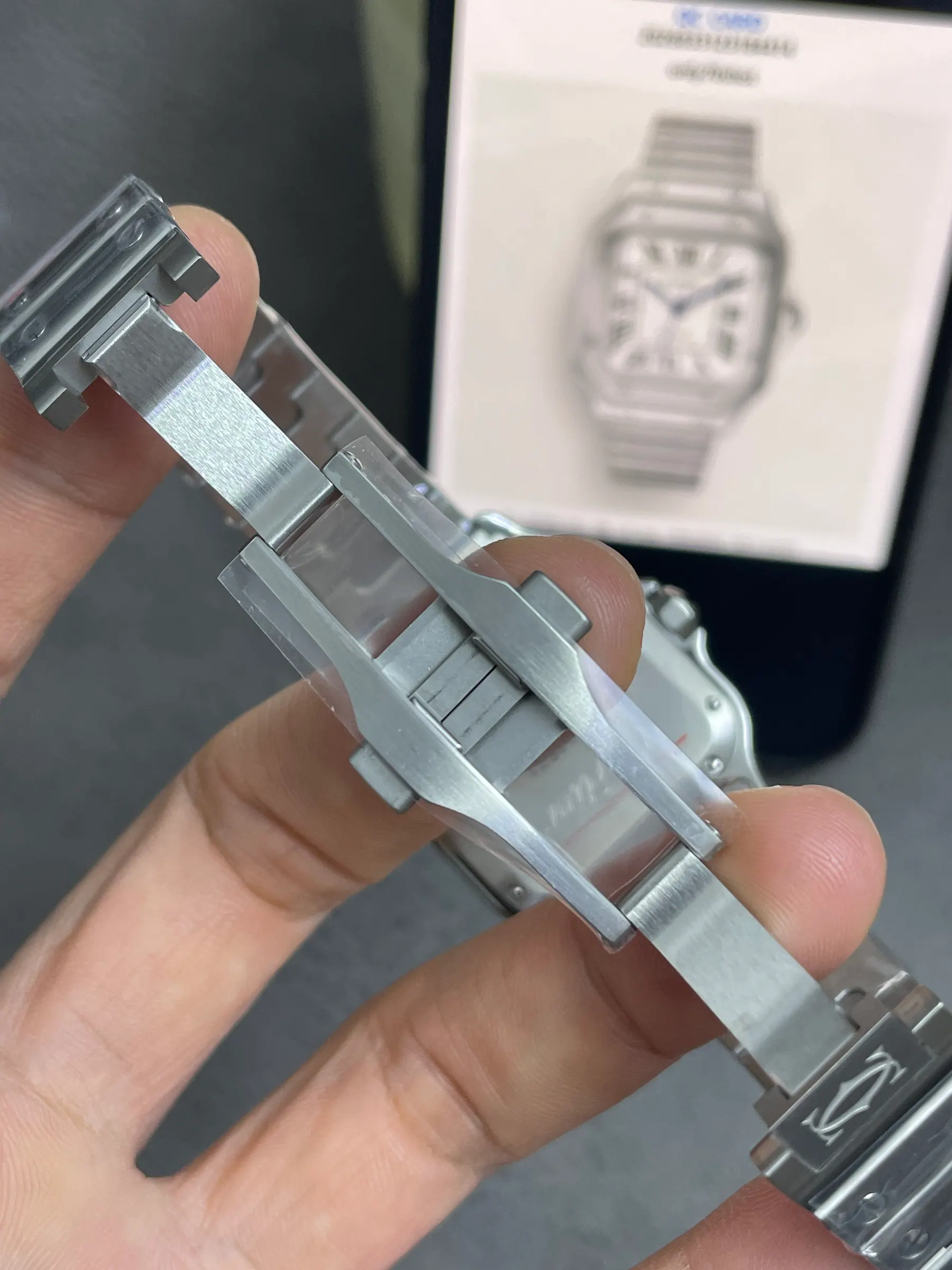 BV | 卡地亚 Santos 中号｜35.1mm｜WSSA0029｜9015 机芯