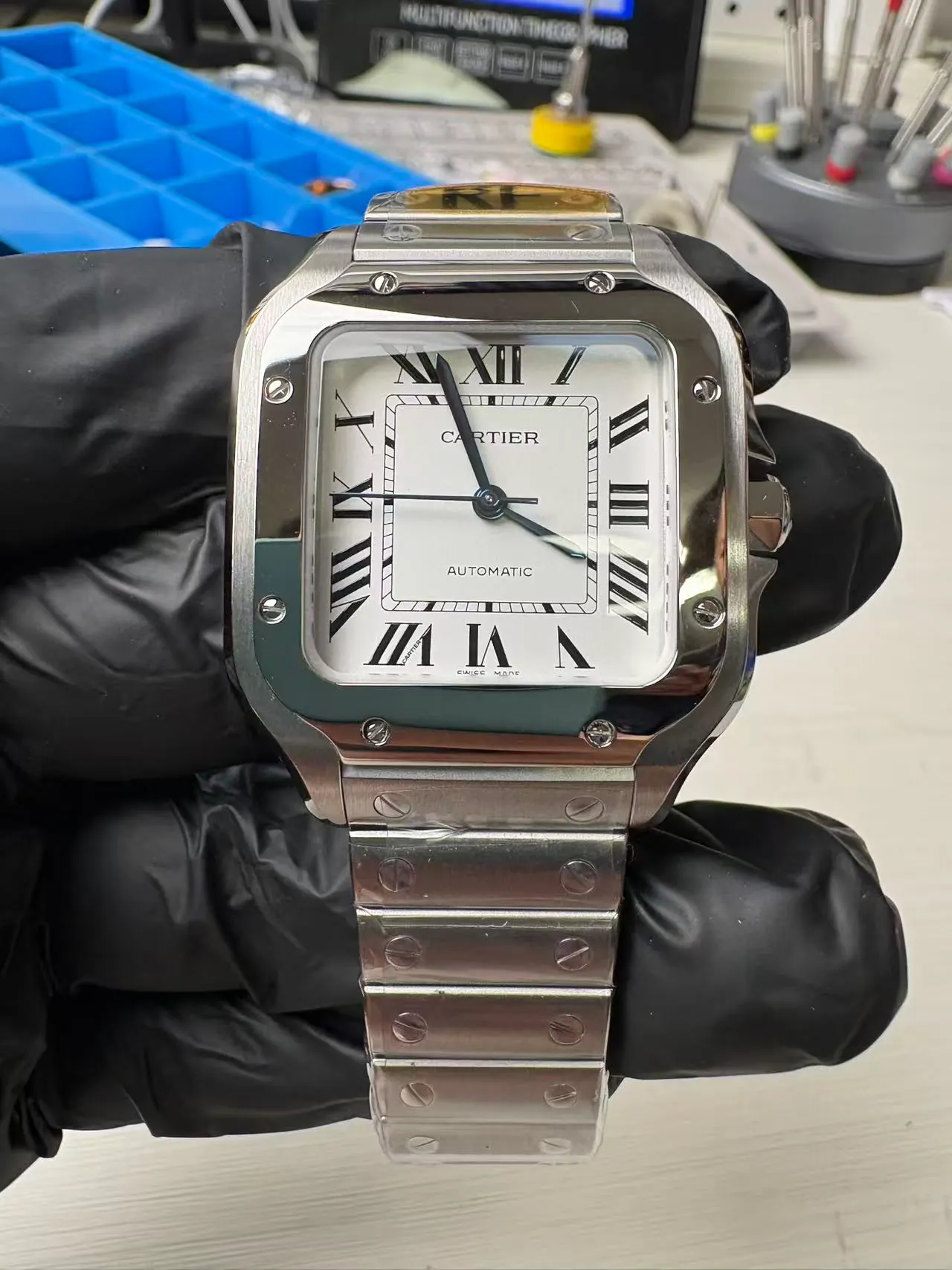 BV | 卡地亚 Santos 中号｜35.1mm｜WSSA0029｜9015 机芯