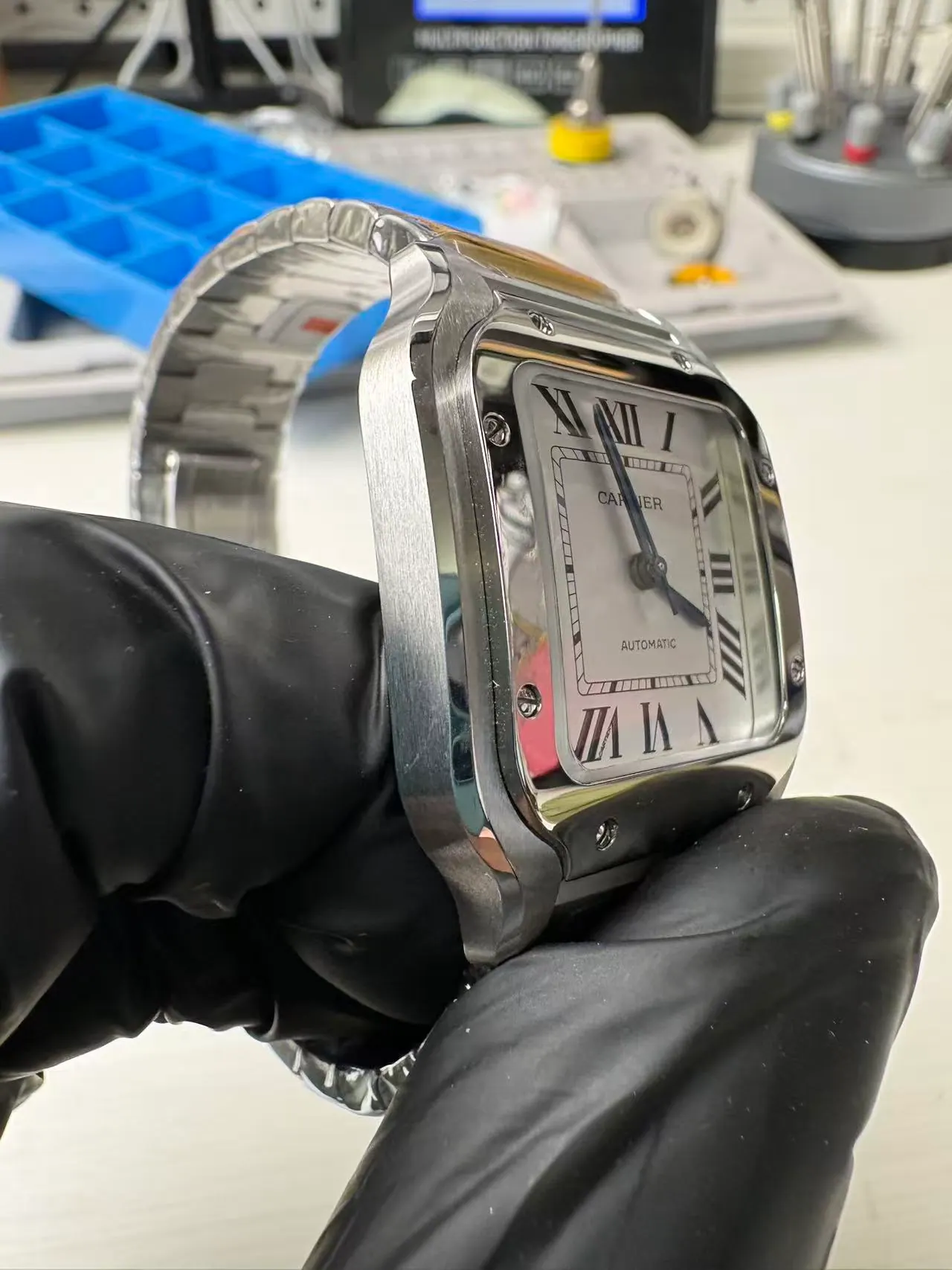 BV | 卡地亚 Santos 中号｜35.1mm｜WSSA0029｜9015 机芯