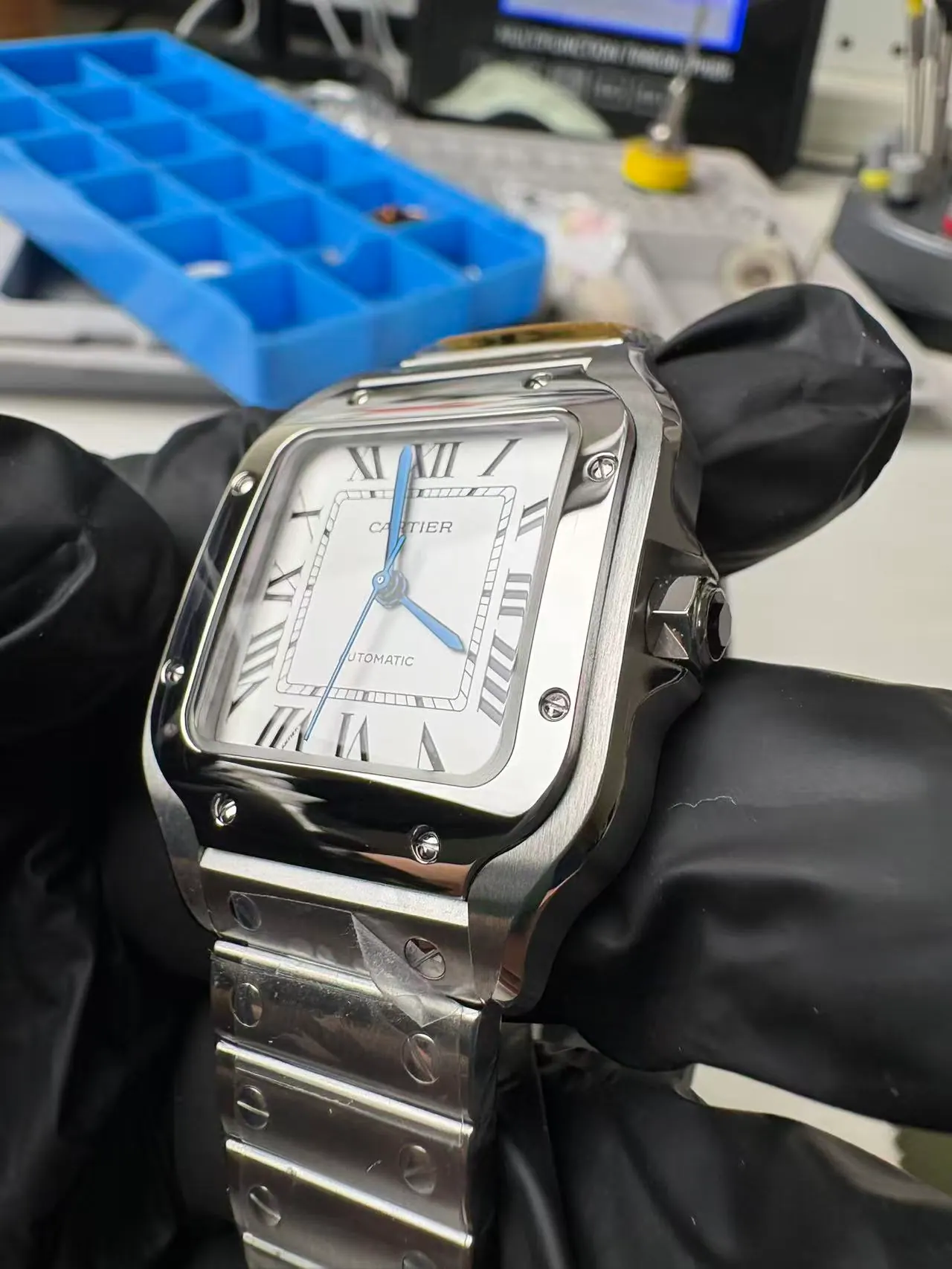 BV | 卡地亚 Santos 中号｜35.1mm｜WSSA0029｜9015 机芯