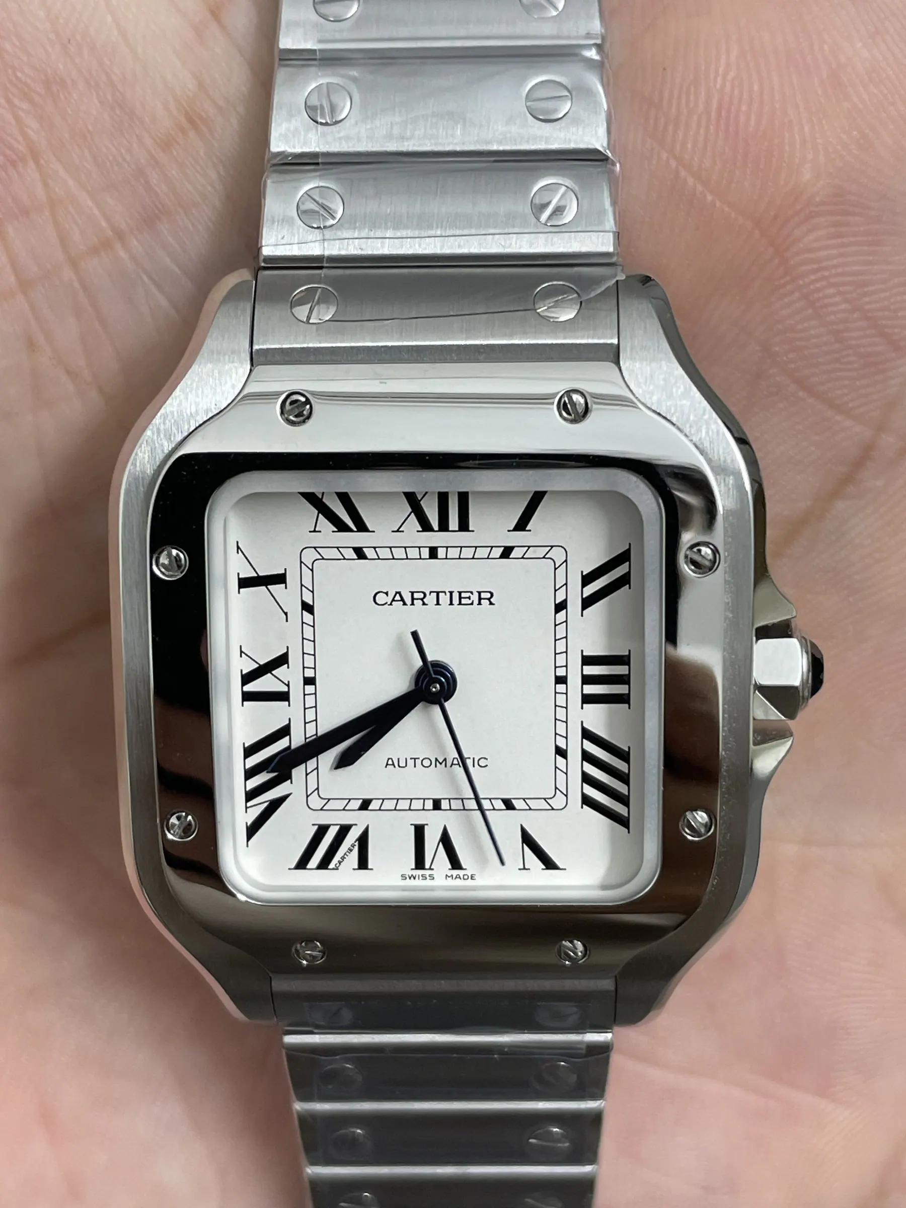 BV | 卡地亚 Santos 中号｜35.1mm｜WSSA0029｜9015 机芯