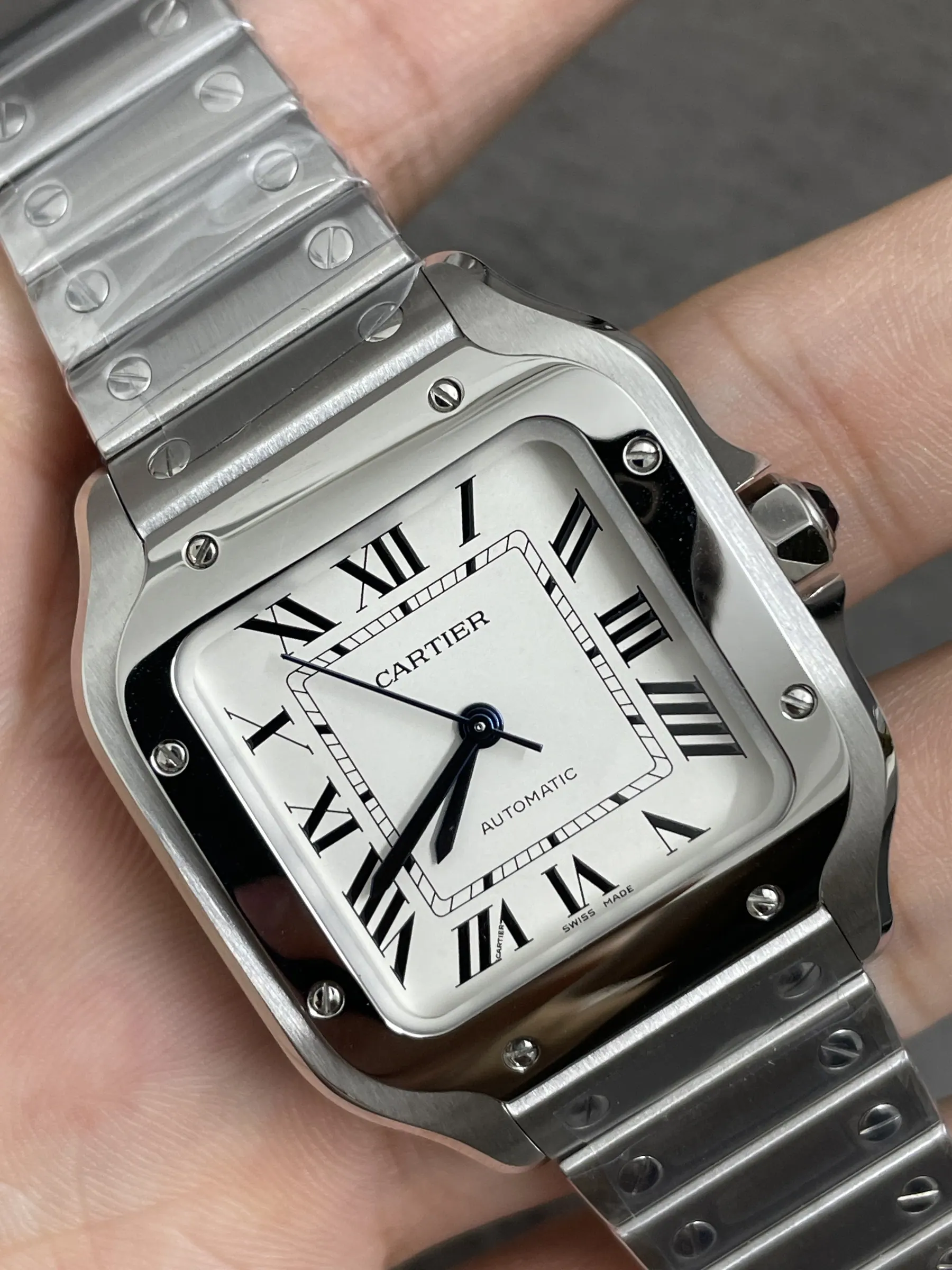 BV | 卡地亚 Santos 中号｜35.1mm｜WSSA0029｜9015 机芯