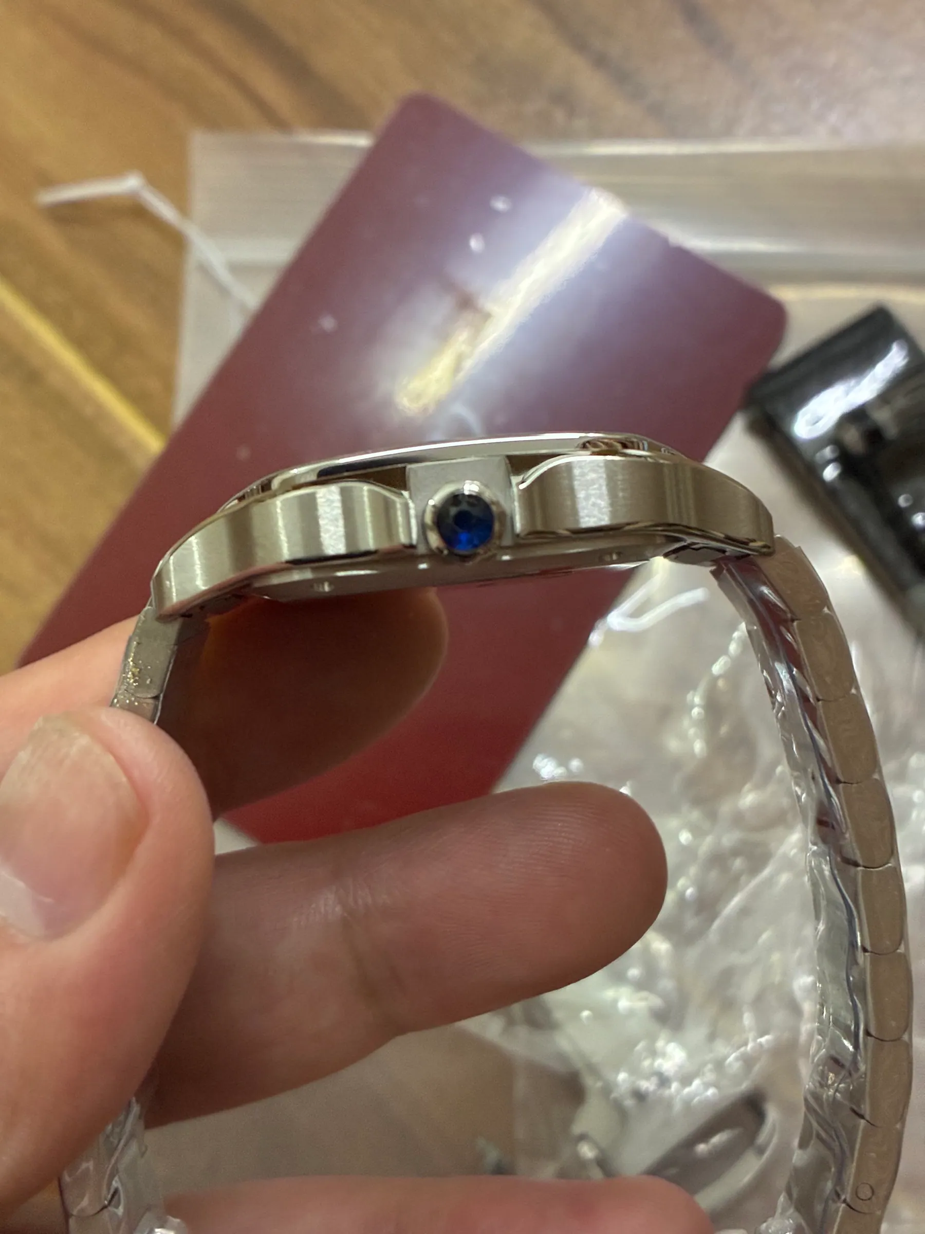 BV | 卡地亚 Santos 中号｜35.1mm｜WSSA0029｜9015 机芯