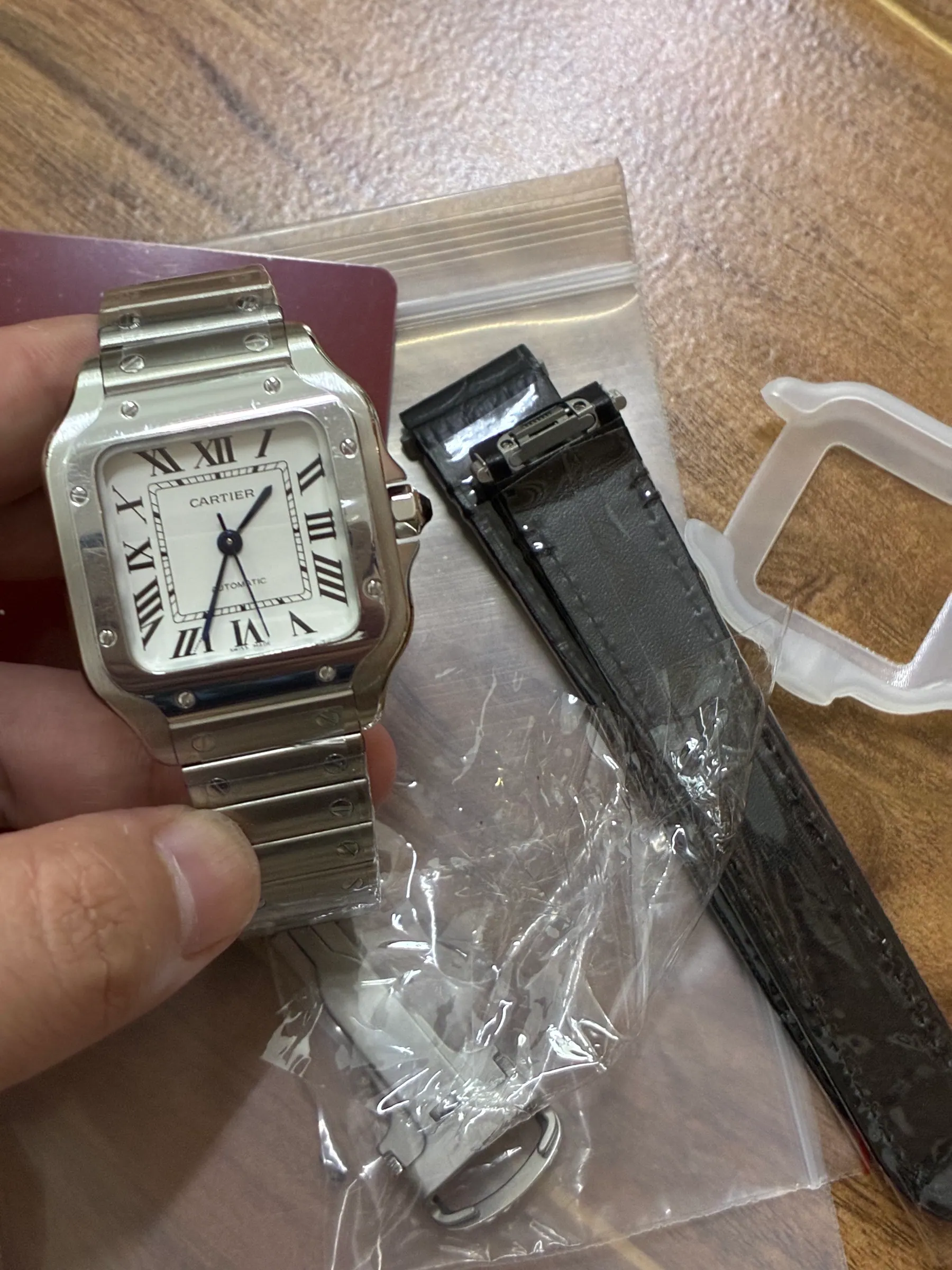 BV | 卡地亚 Santos 中号｜35.1mm｜WSSA0029｜9015 机芯