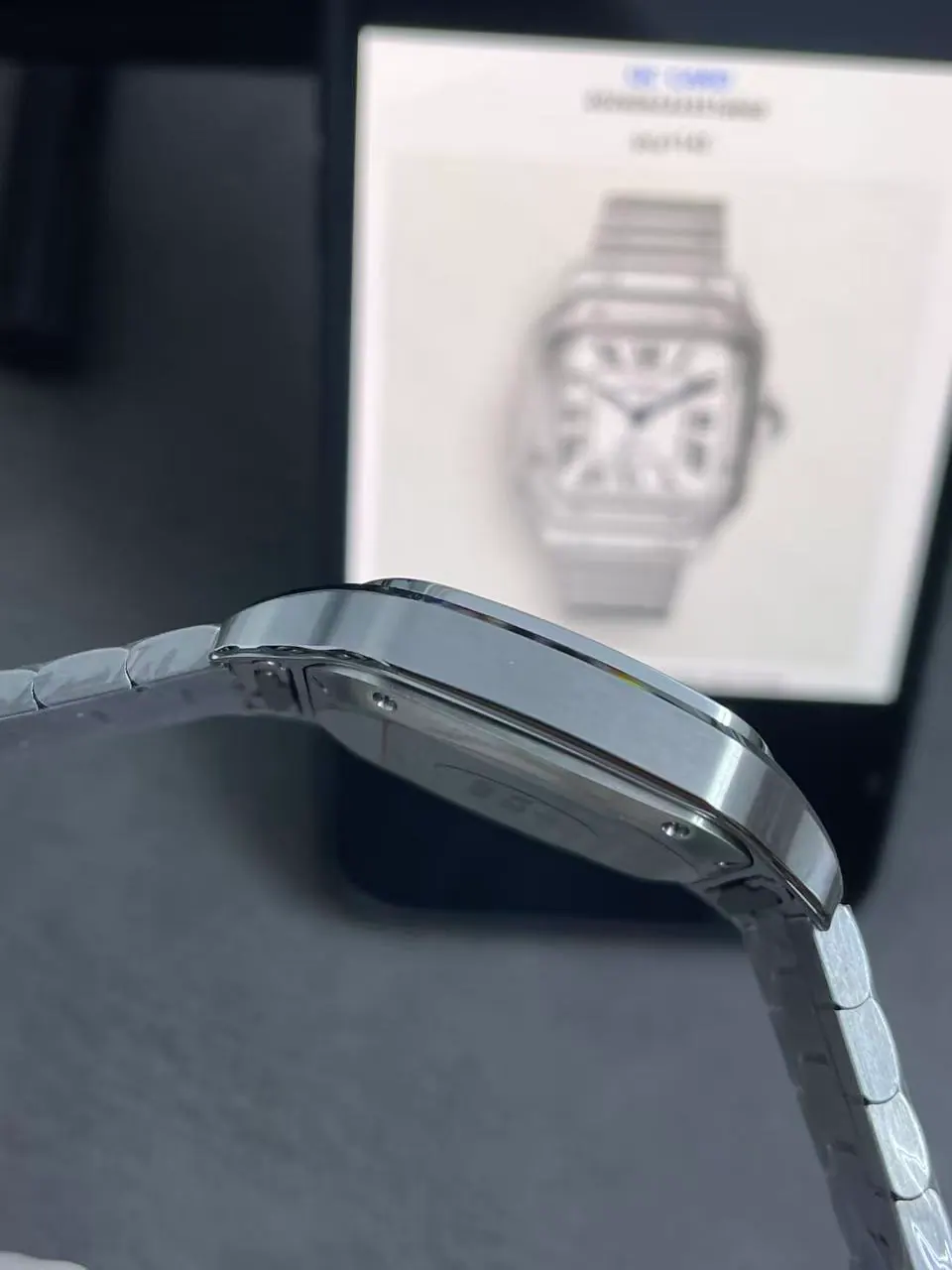 BV | 卡地亚 Santos 中号｜35.1mm｜WSSA0029｜9015 机芯