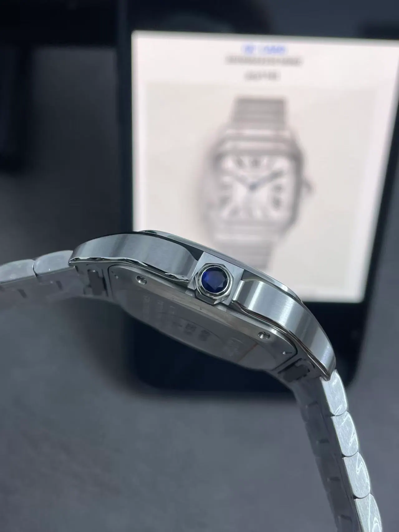 BV | 卡地亚 Santos 中号｜35.1mm｜WSSA0029｜9015 机芯