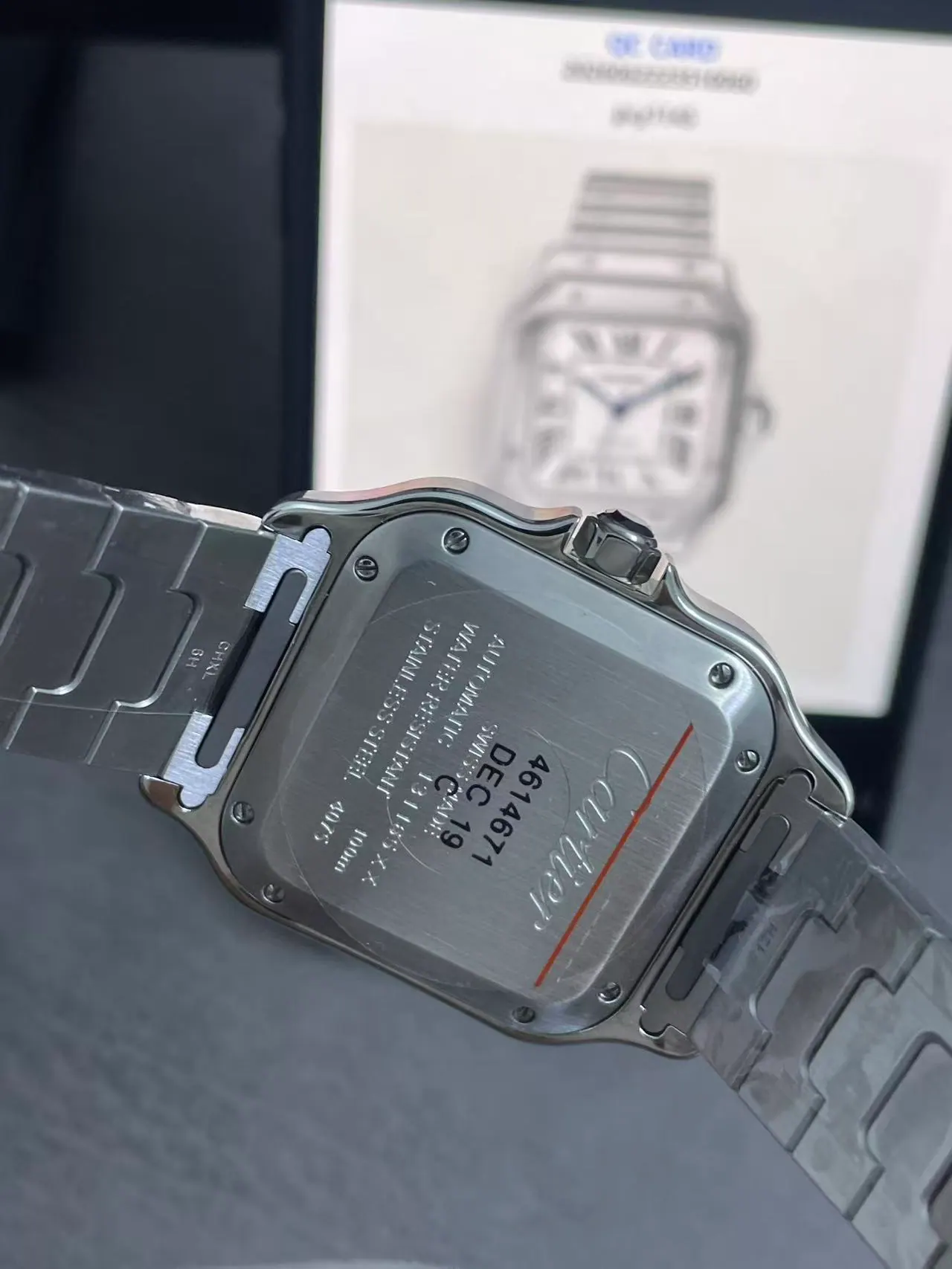 BV | 卡地亚 Santos 中号｜35.1mm｜WSSA0029｜9015 机芯