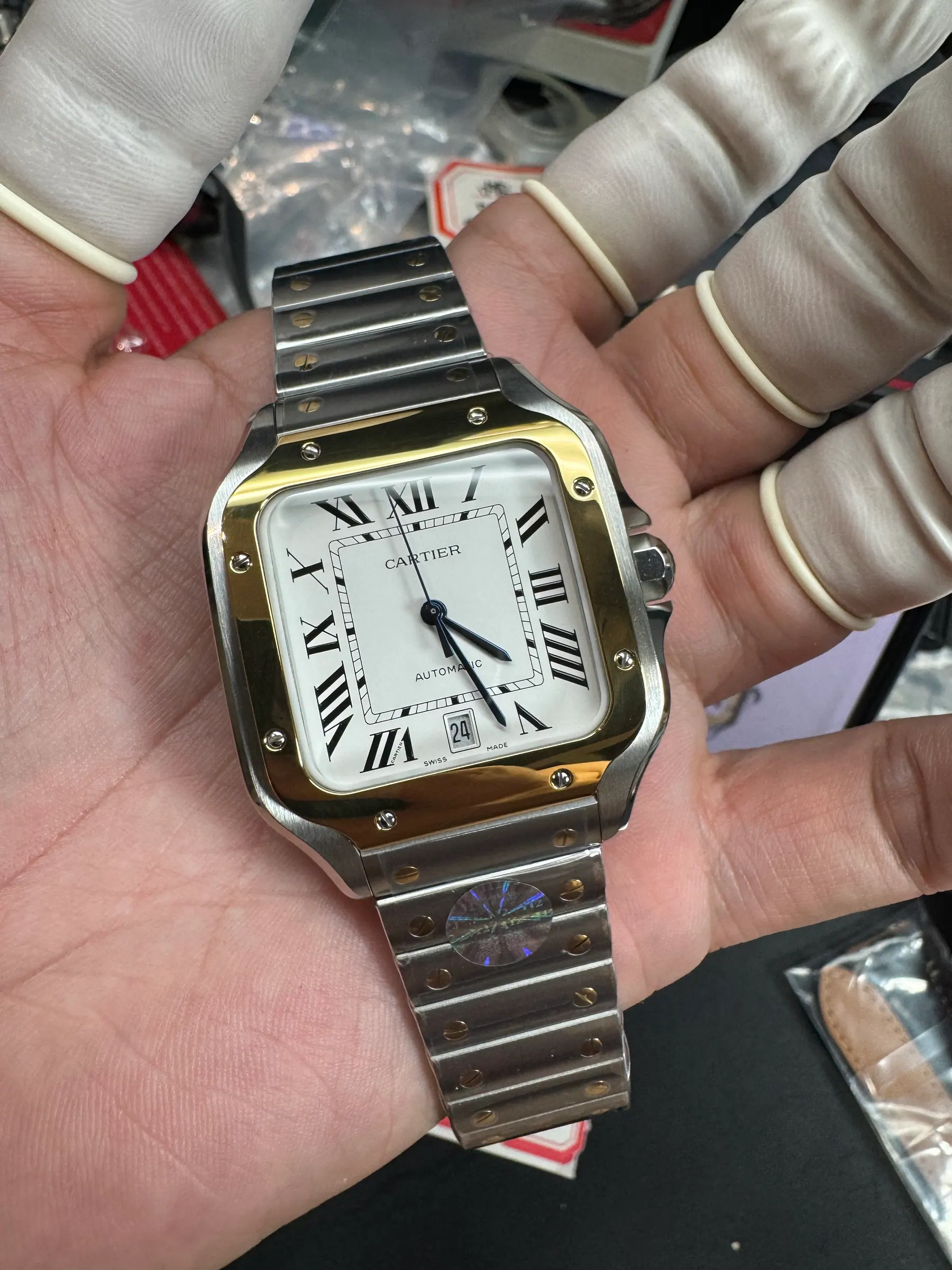 BV | 卡地亚 Santos 中号｜35.1mm｜W2SA0016｜9015机芯