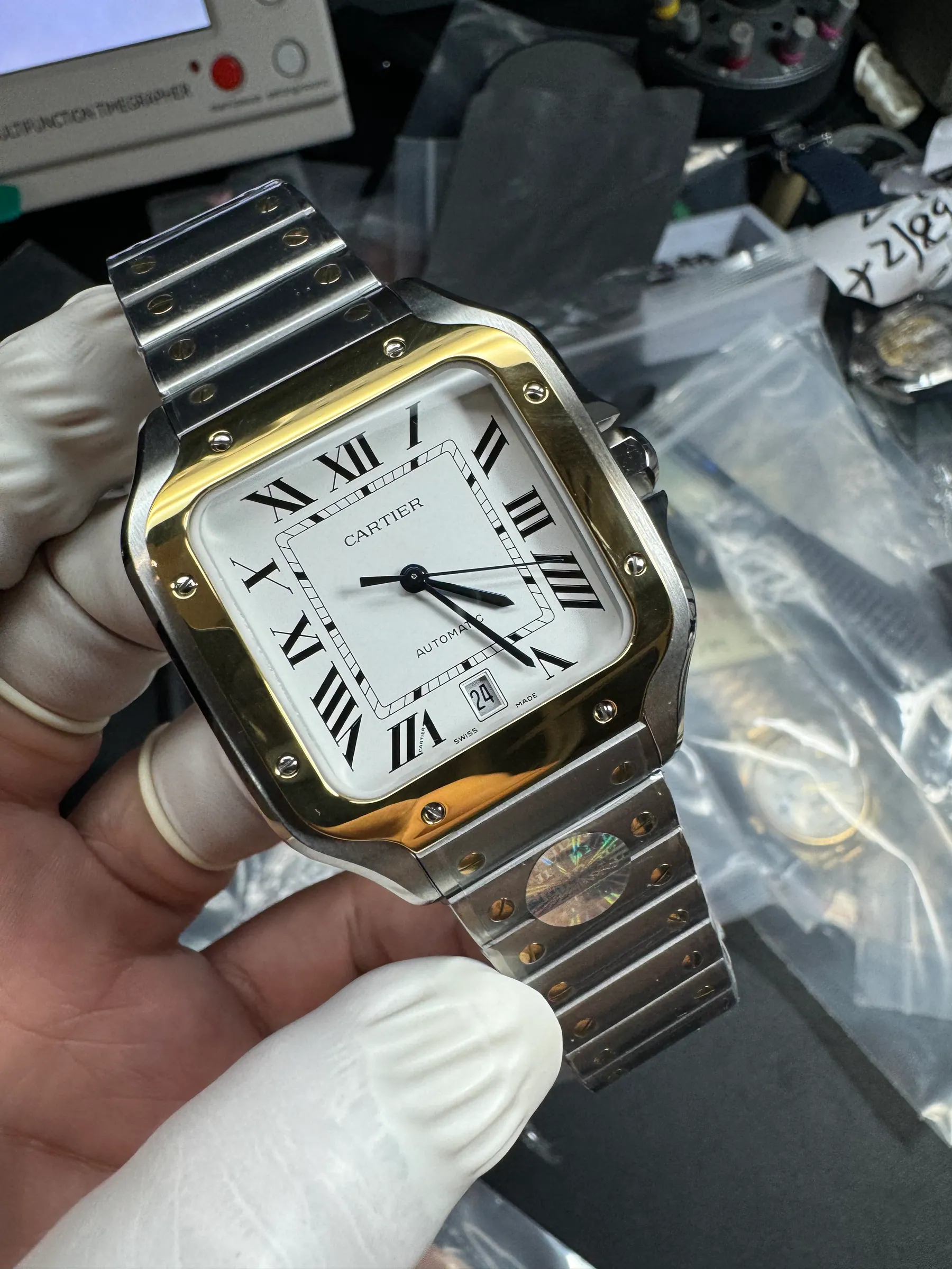 BV | 卡地亚 Santos 中号｜35.1mm｜W2SA0016｜9015机芯