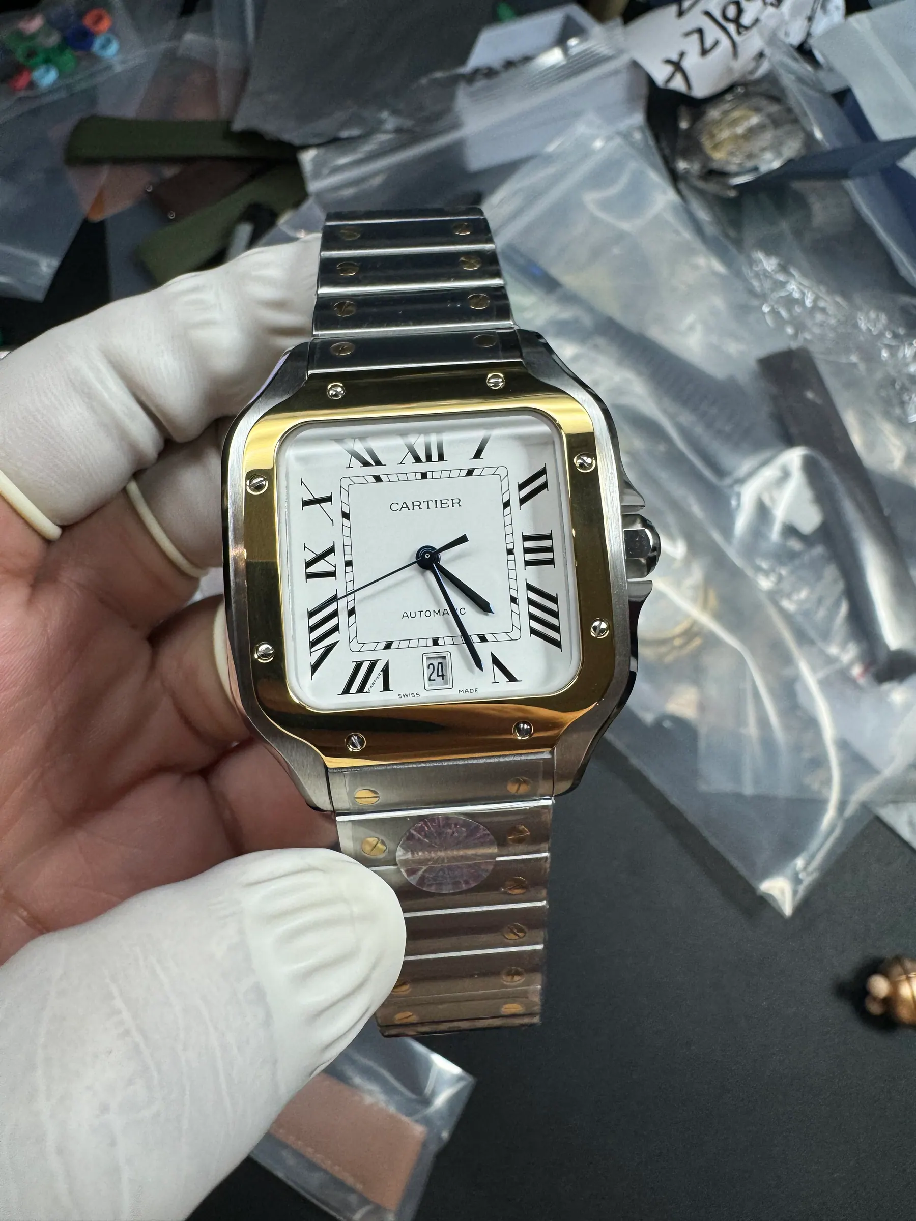BV | 卡地亚 Santos 中号｜35.1mm｜W2SA0016｜9015机芯