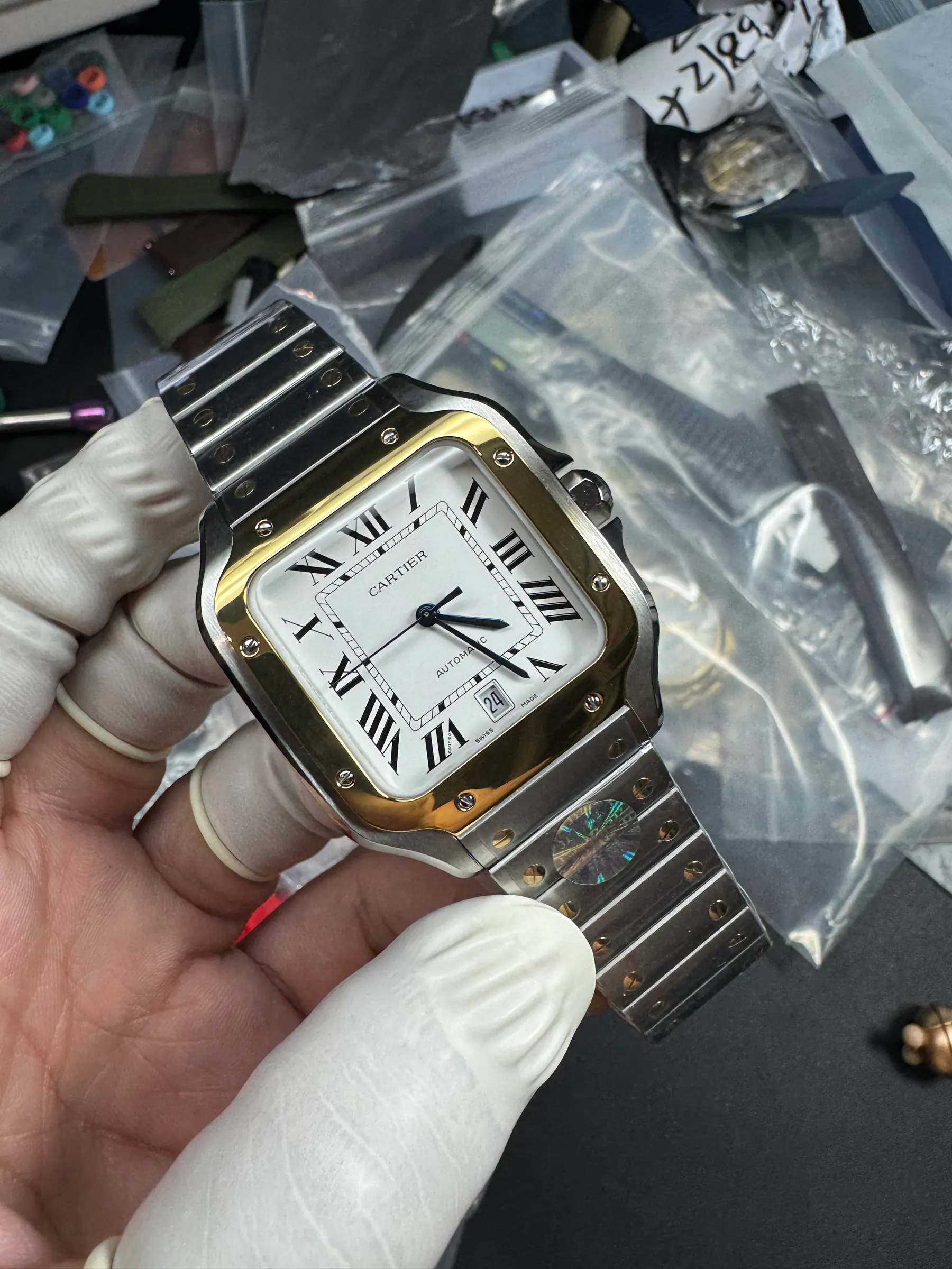 BV | 卡地亚 Santos 中号｜35.1mm｜W2SA0016｜9015机芯
