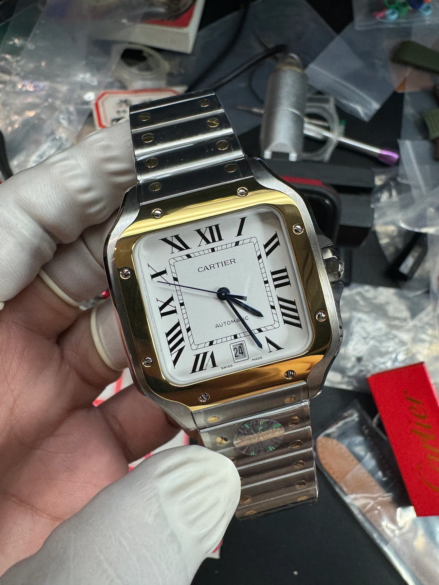 BV | 卡地亚 Santos 中号｜35.1mm｜W2SA0016｜9015机芯