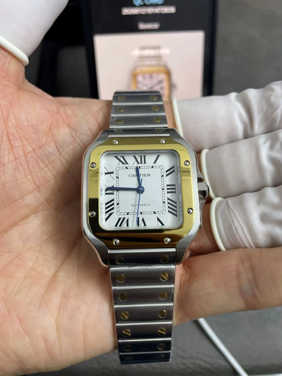 BV | 卡地亚 Santos 中号｜35.1mm｜W2SA0016｜9015机芯