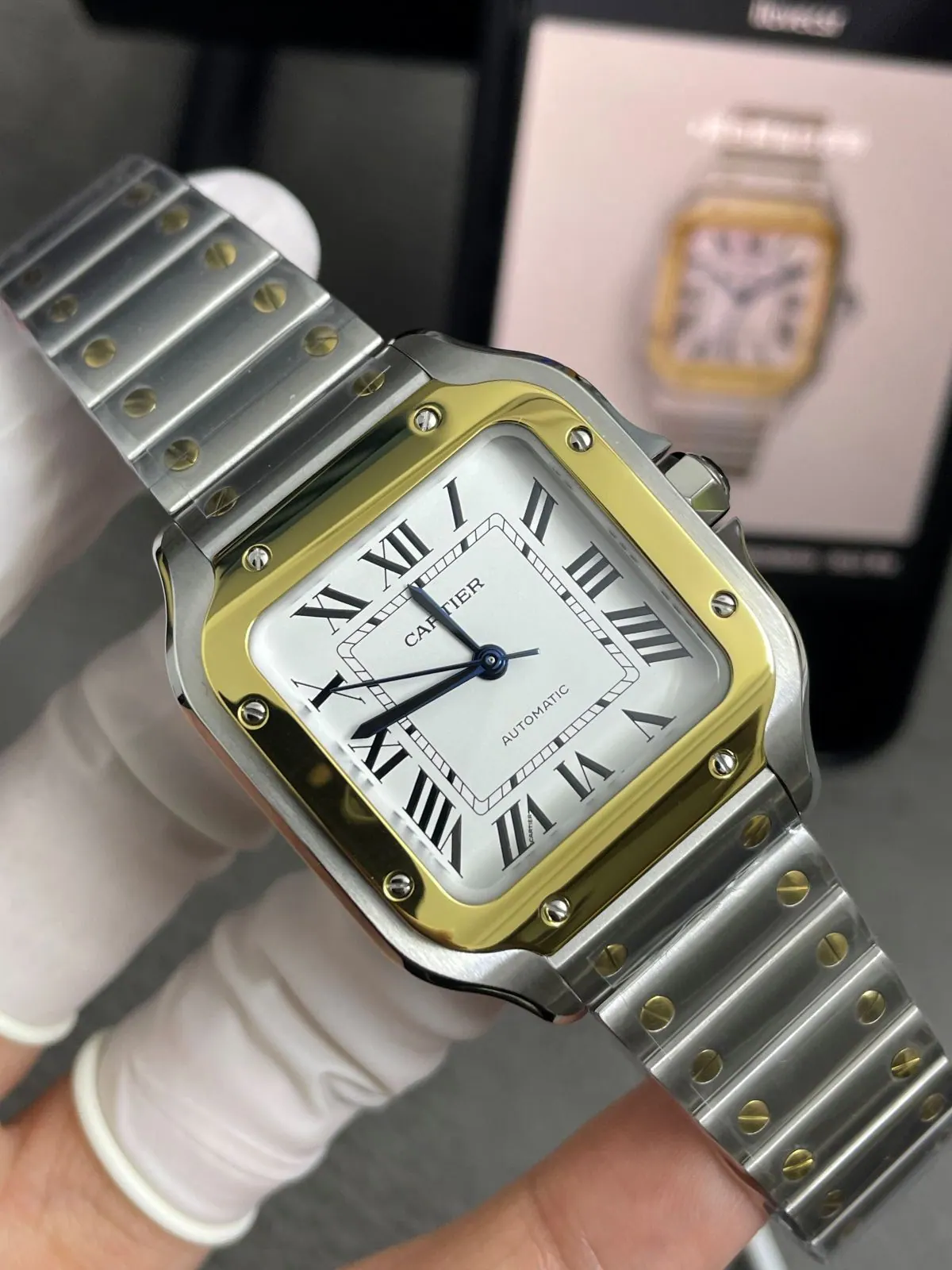 BV | 卡地亚 Santos 中号｜35.1mm｜W2SA0016｜9015机芯