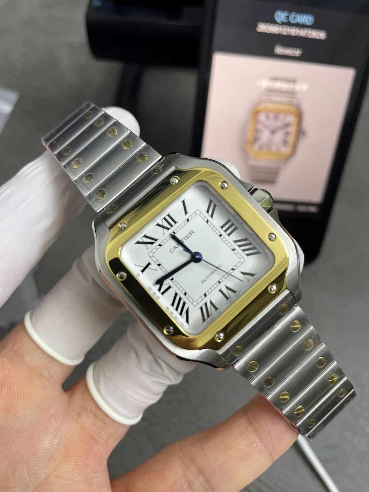 BV | 卡地亚 Santos 中号｜35.1mm｜W2SA0016｜9015机芯