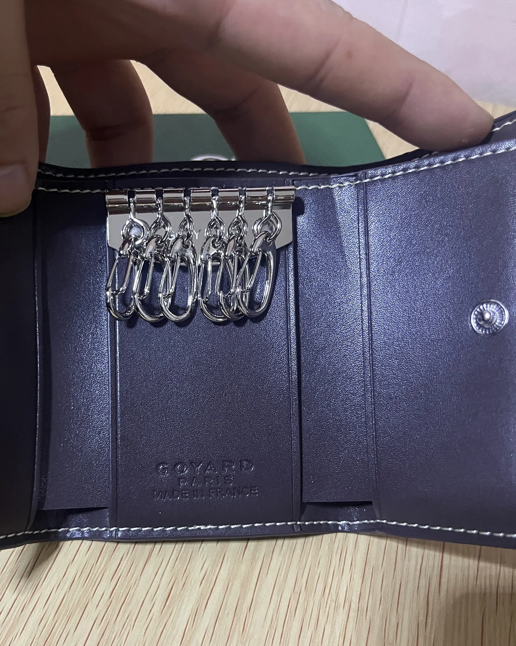 Goyard 三折钥匙收纳夹