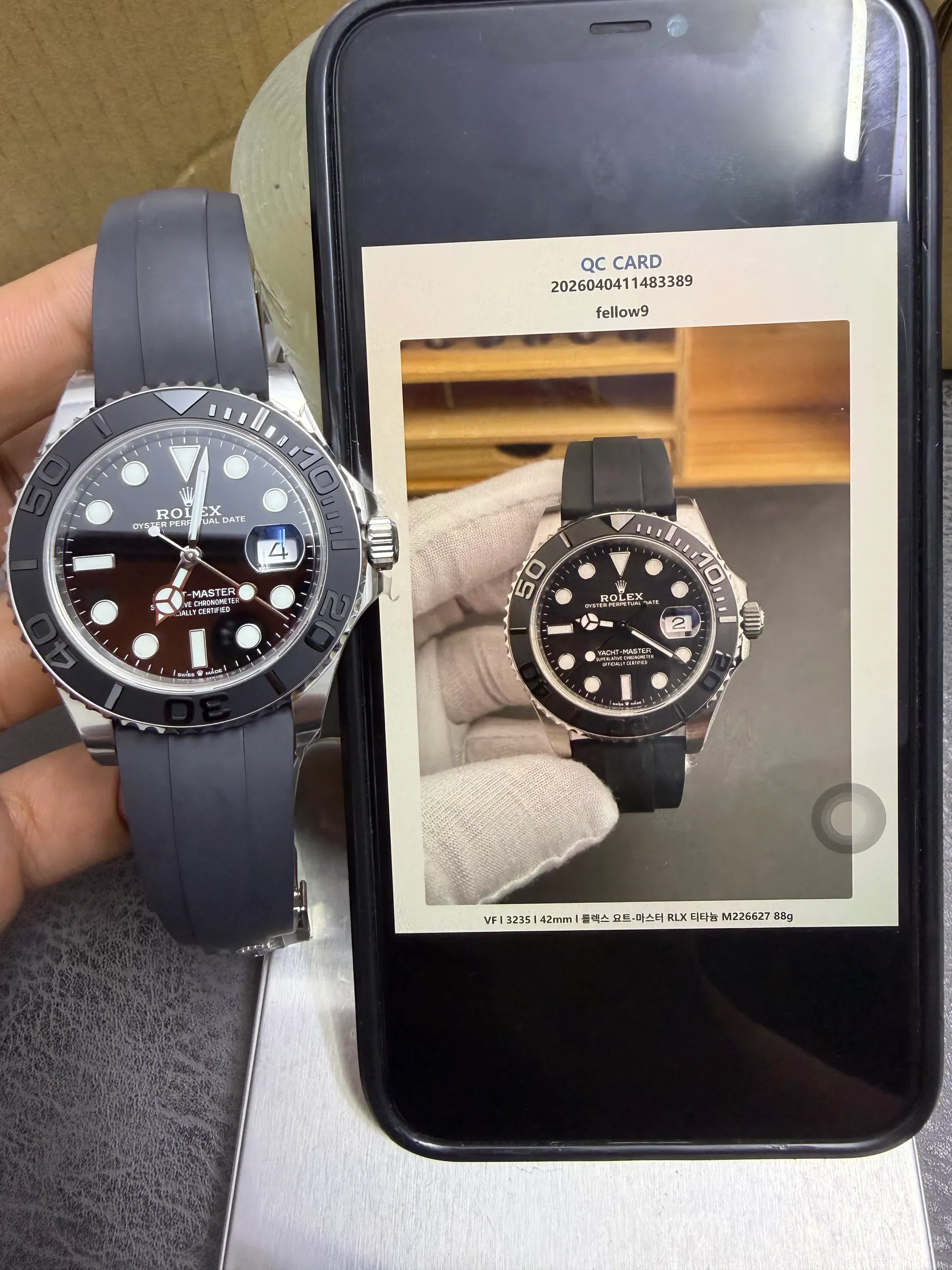 VF l 3235 l 42mm l 劳力士游艇名仕型 RLX 钛金属 M226627 88g