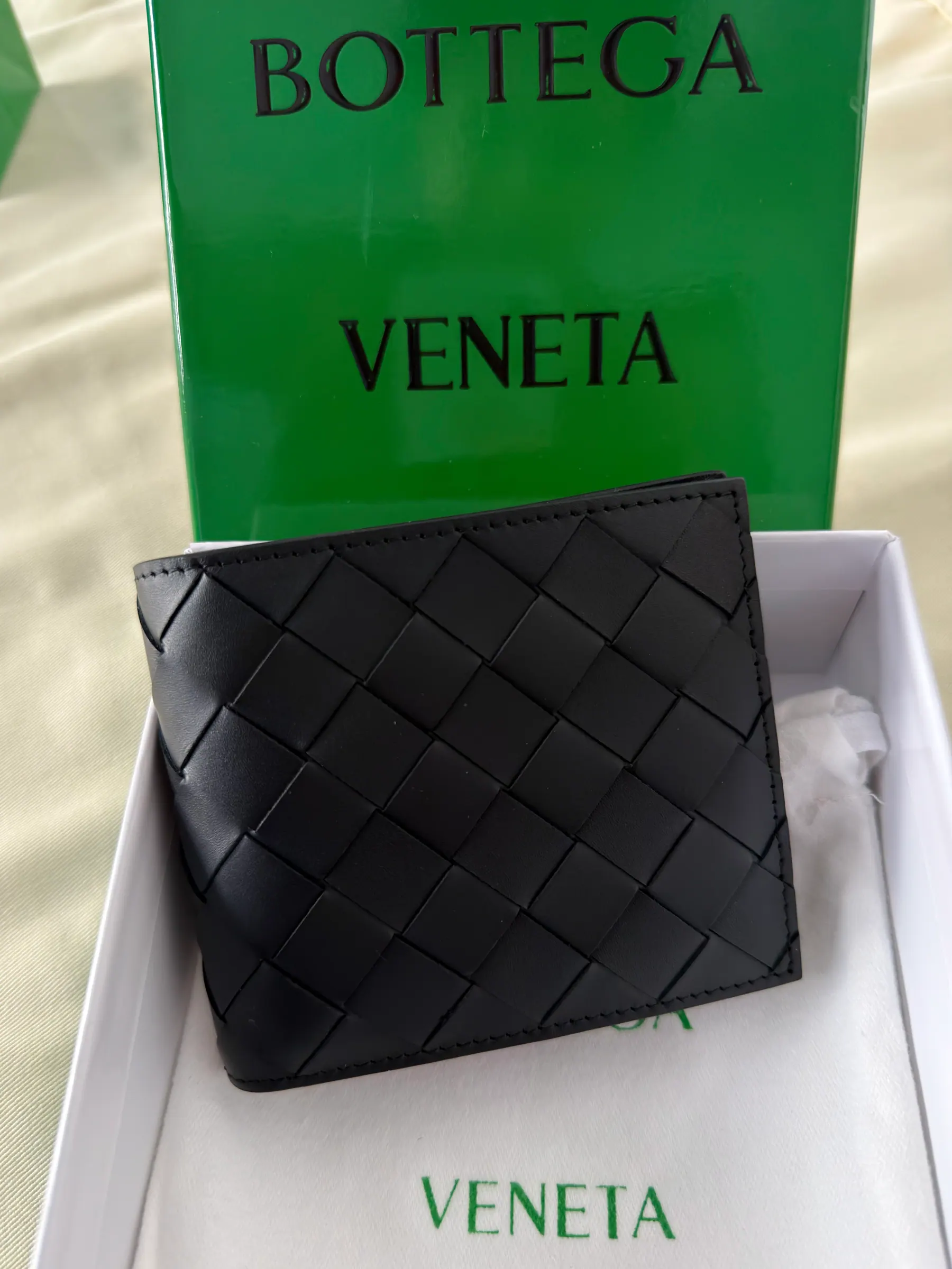 Bottega Veneta 编织翻盖钱包 605721 11*9.5*1cm