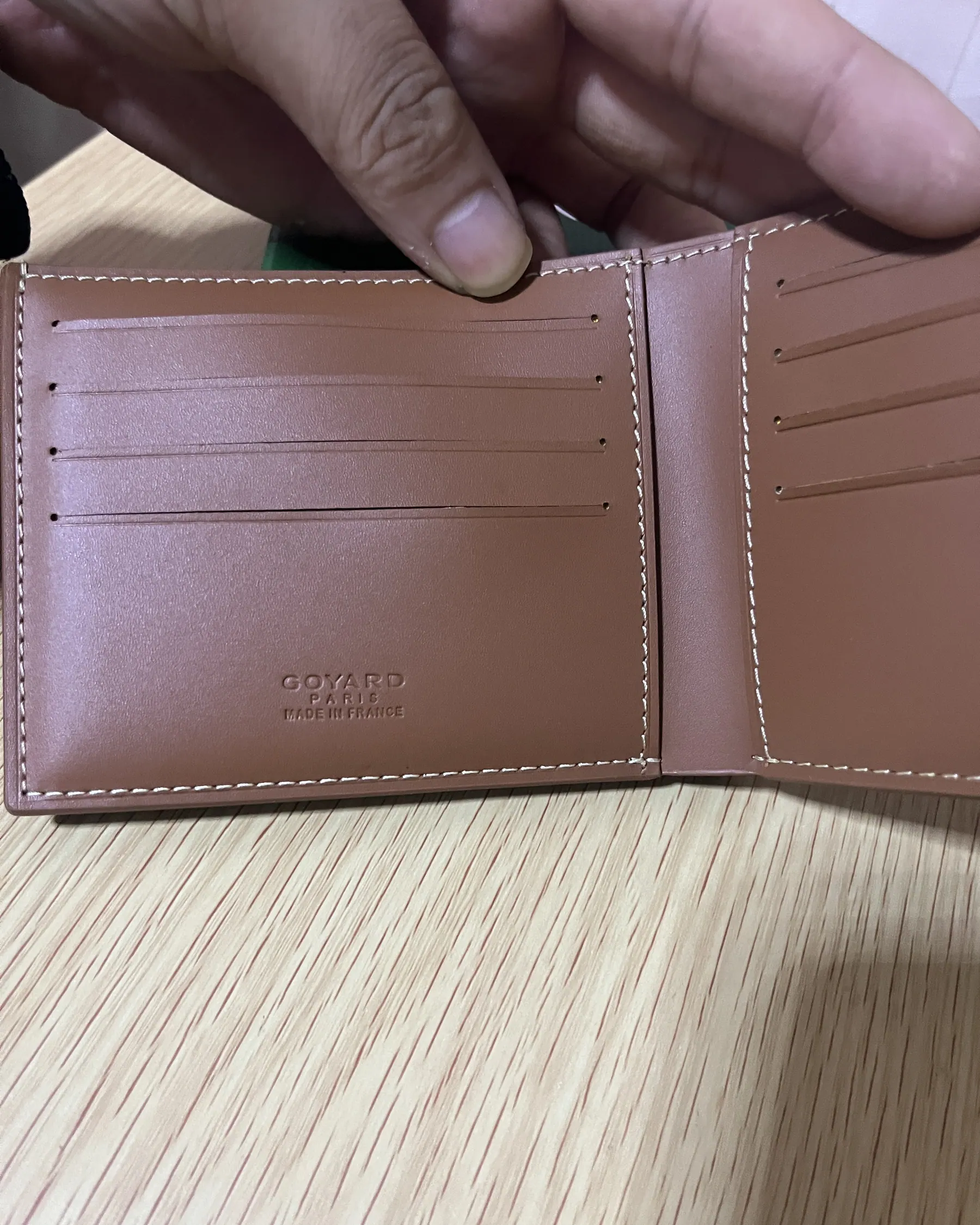 Goyard 二折钱包 12 cm x 2.4 cm x 10.5 cm