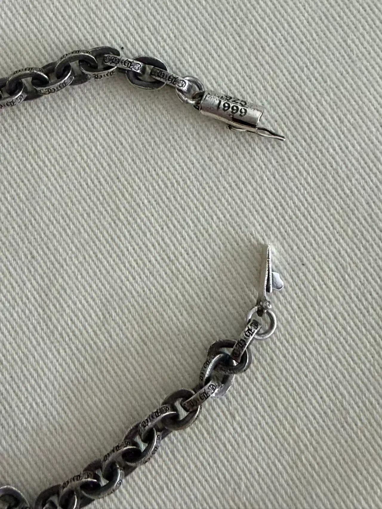 Chrome Hearts CH 字母首饰手链｜925银