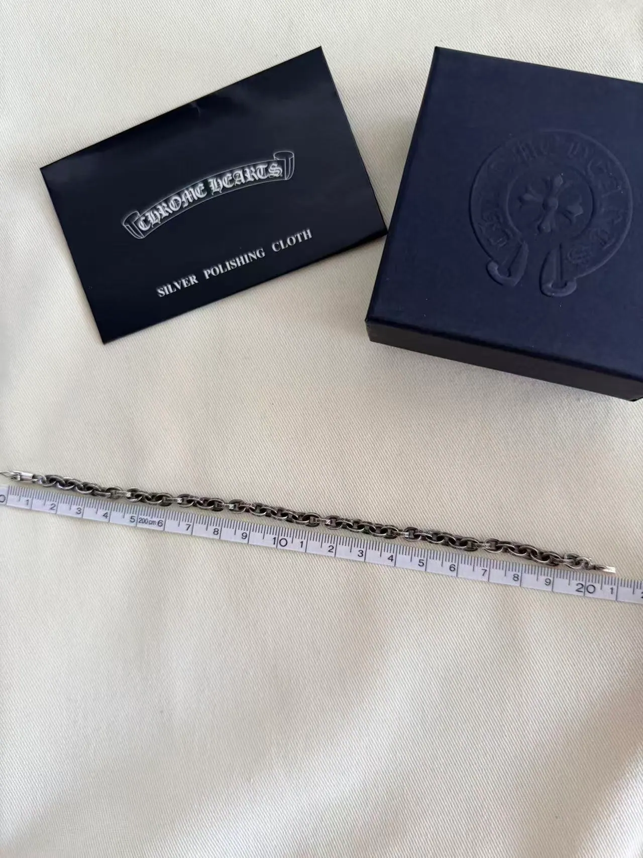 Chrome Hearts CH 字母首饰手链｜925银
