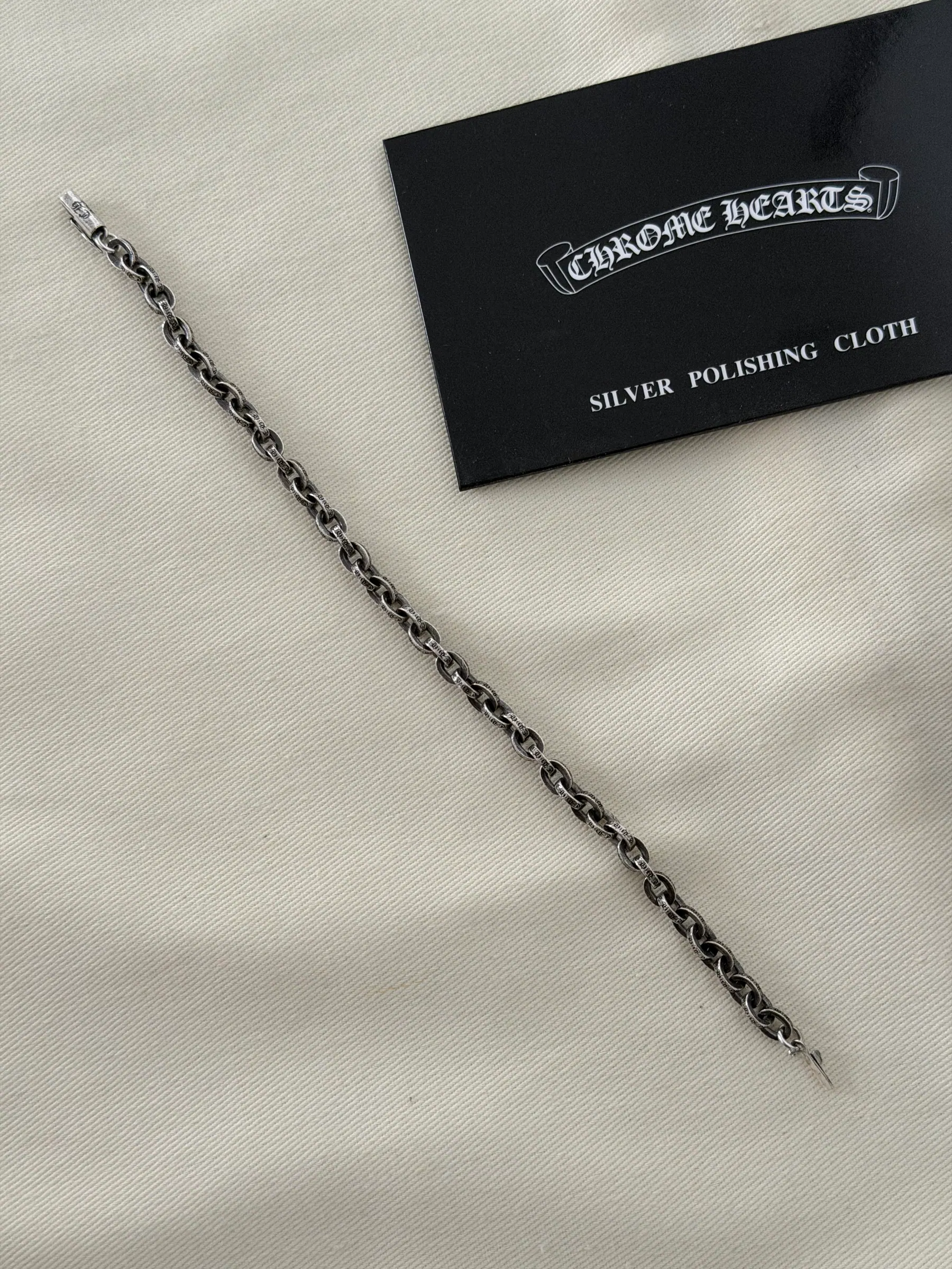 Chrome Hearts CH 字母首饰手链｜925银