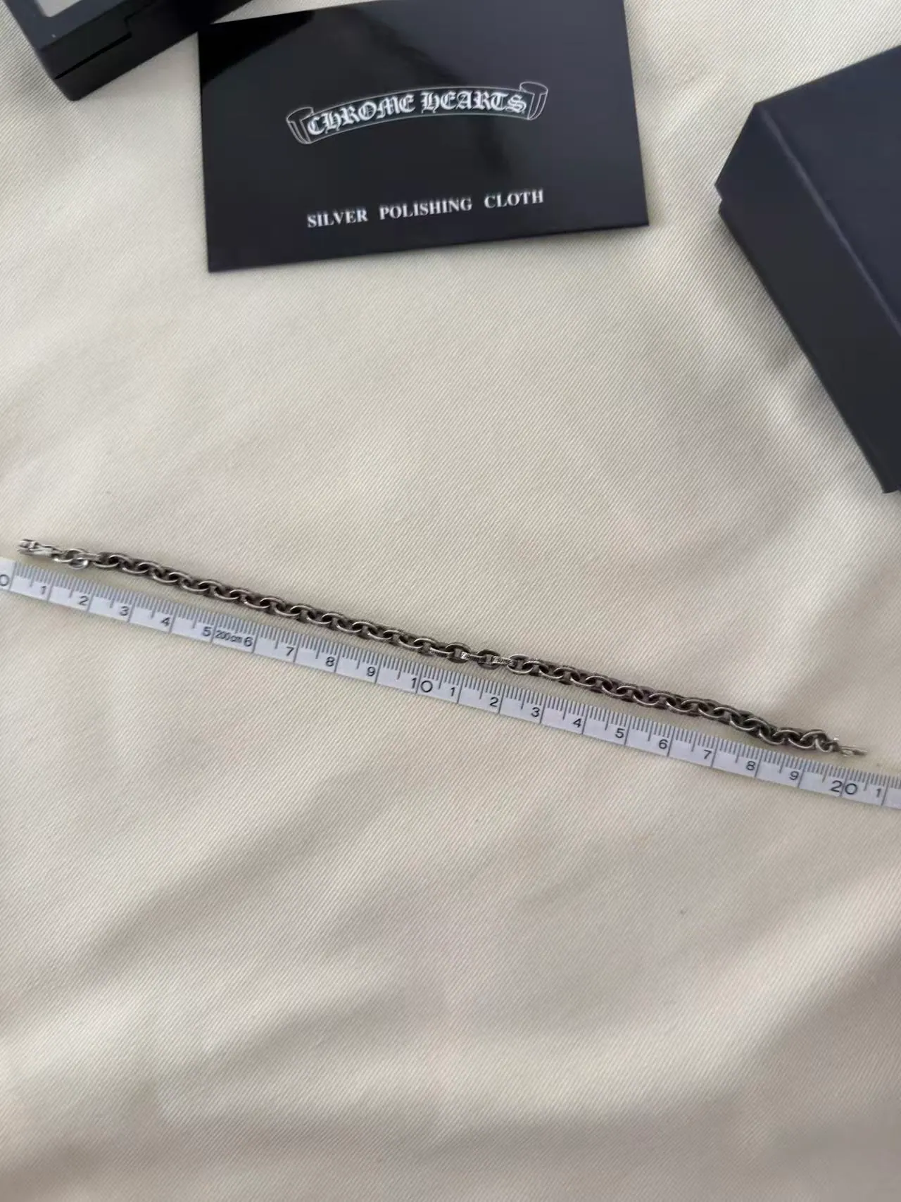 Chrome Hearts CH 字母首饰手链｜925银