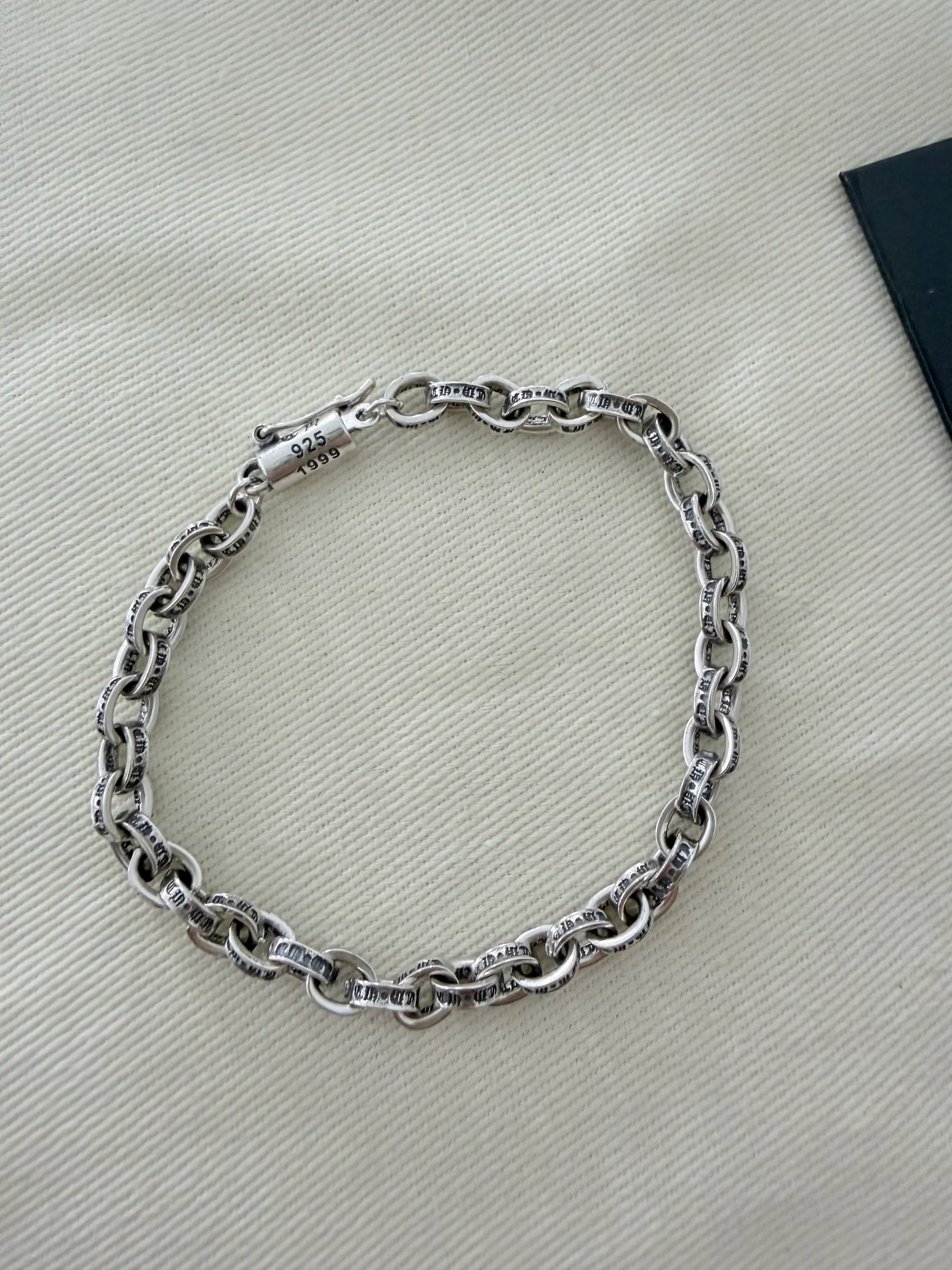 Chrome Hearts CH 字母首饰手链｜925银