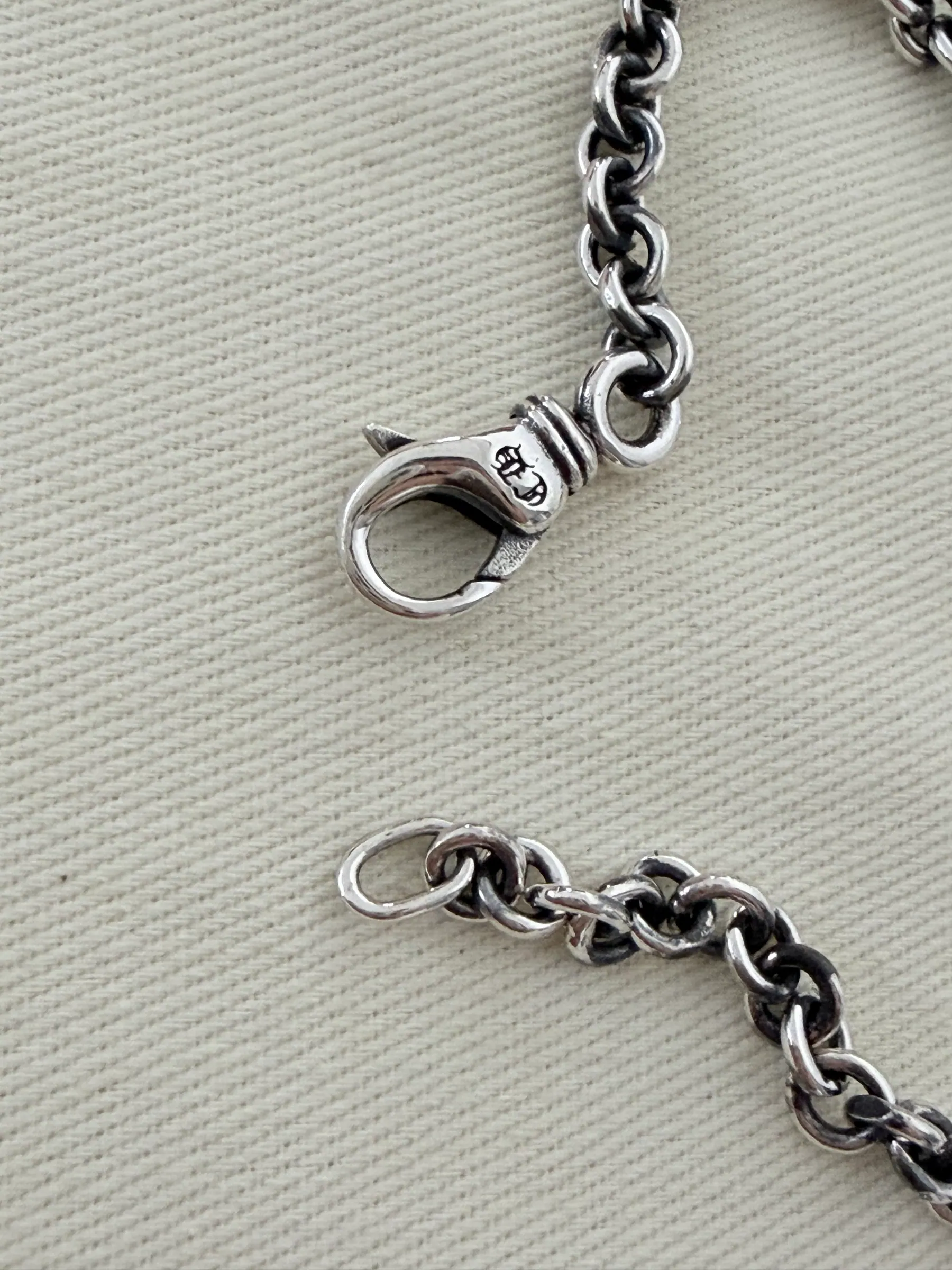 Chrome Hearts Tiny Cross NE 链条手链 925银