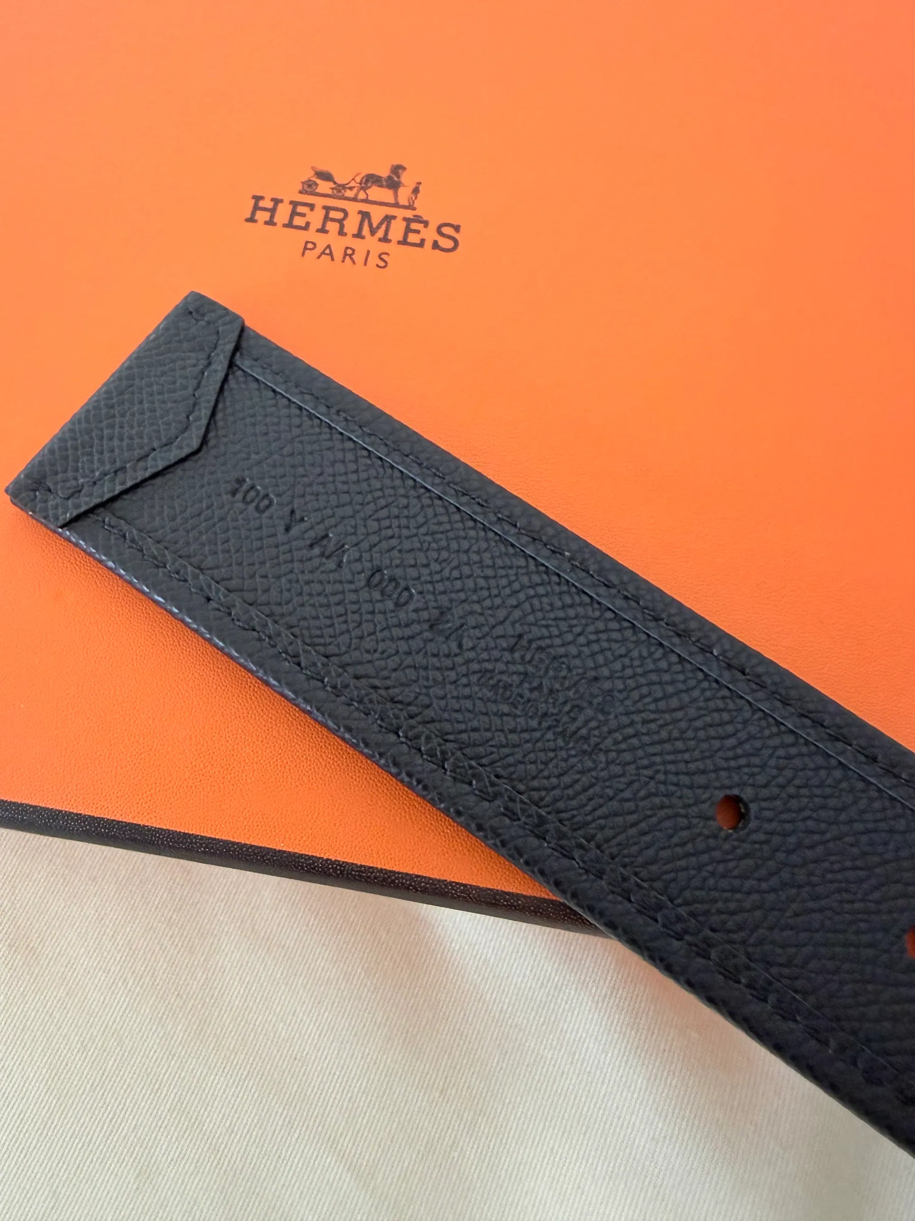 爱马仕 Half Code Riviera 38 双面腰带