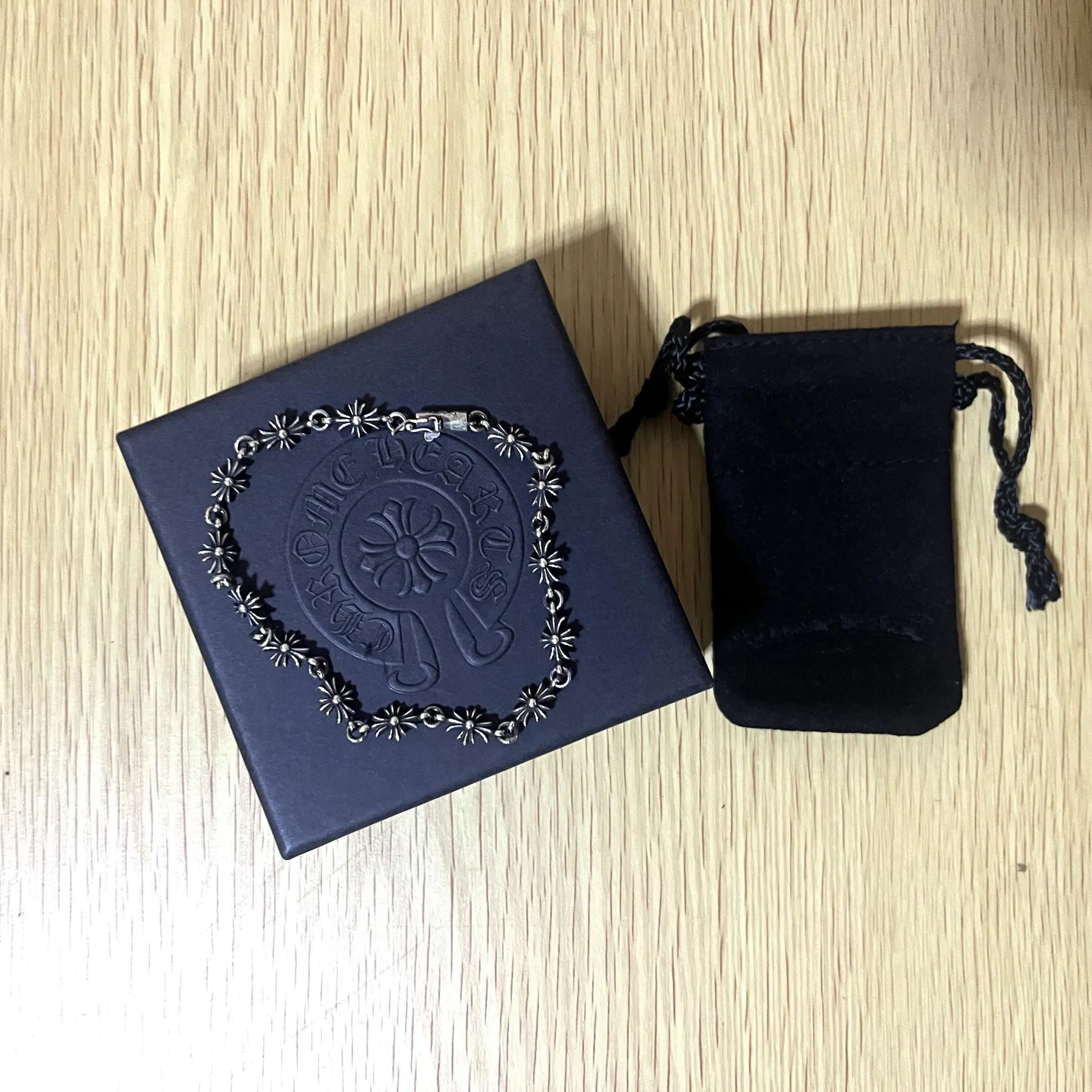 Chrome Hearts 十字扣手链｜925银
