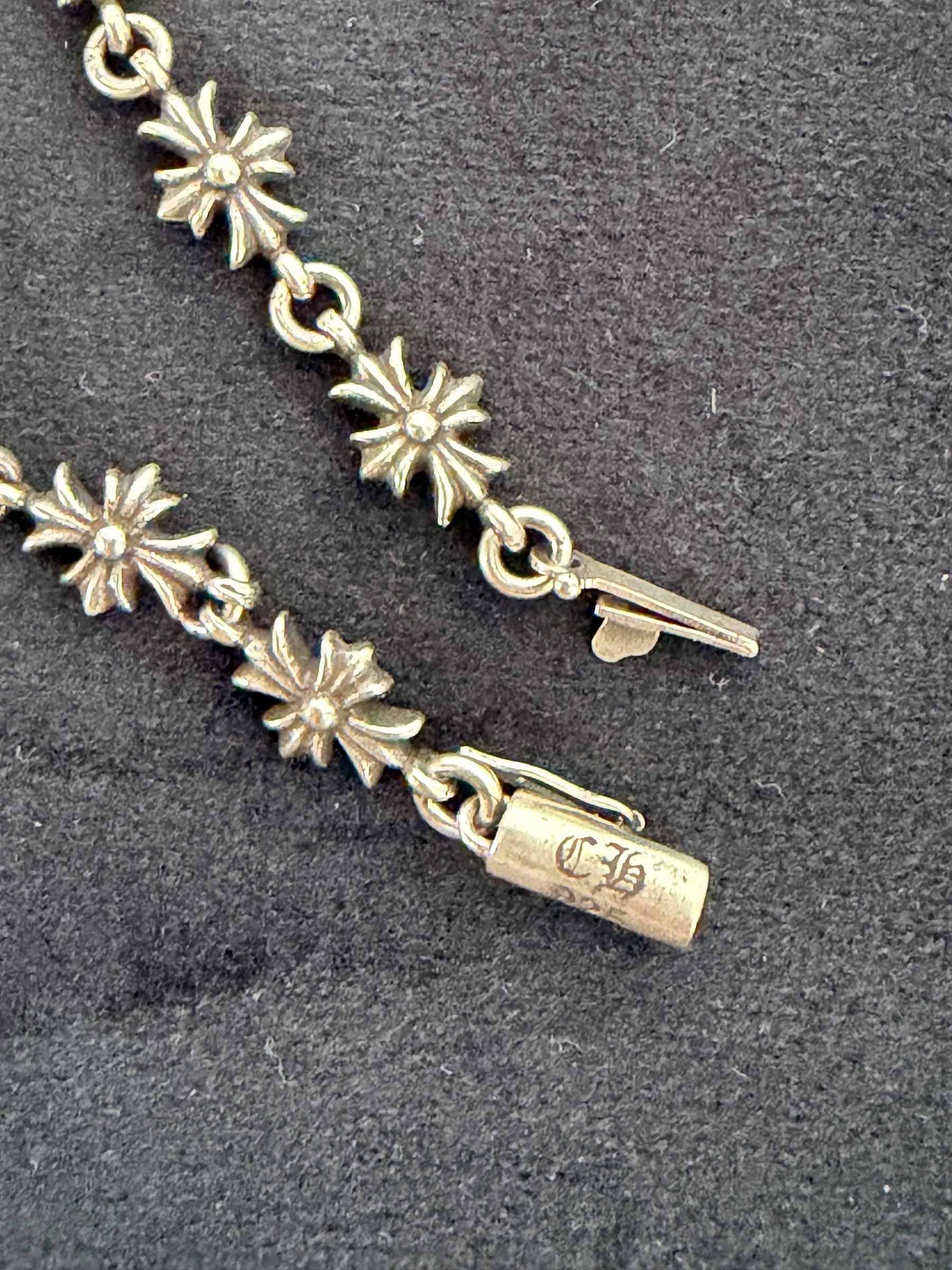 Chrome Hearts 十字扣手链｜925银