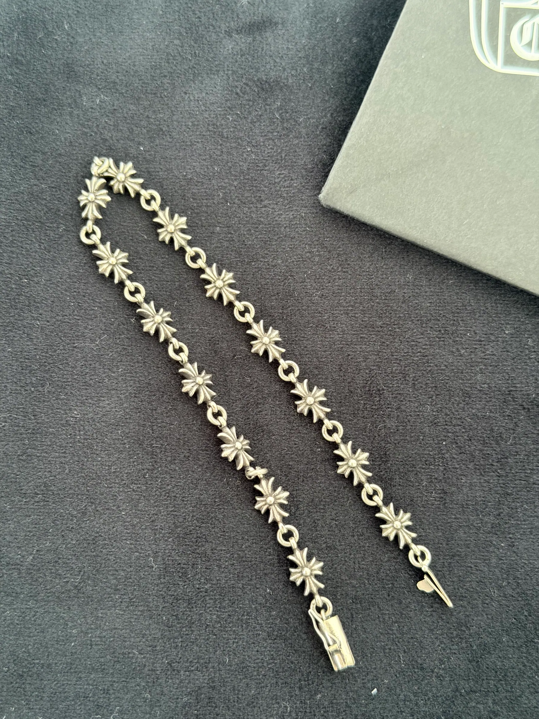 Chrome Hearts 十字扣手链｜925银